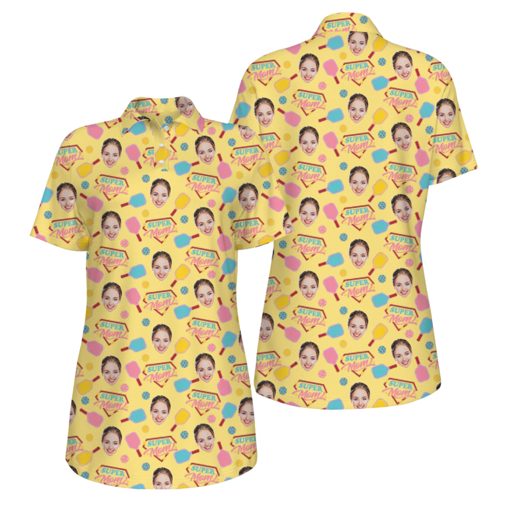Picklewin Super Mom UV Protection Pickleball Shirt For Mother's Day - alternate
