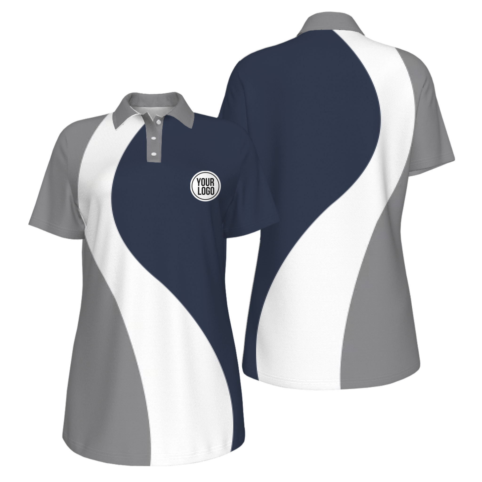 Picklewin Top Rated Custom Logo UV Protection Pickleball Polo Shirt Women 