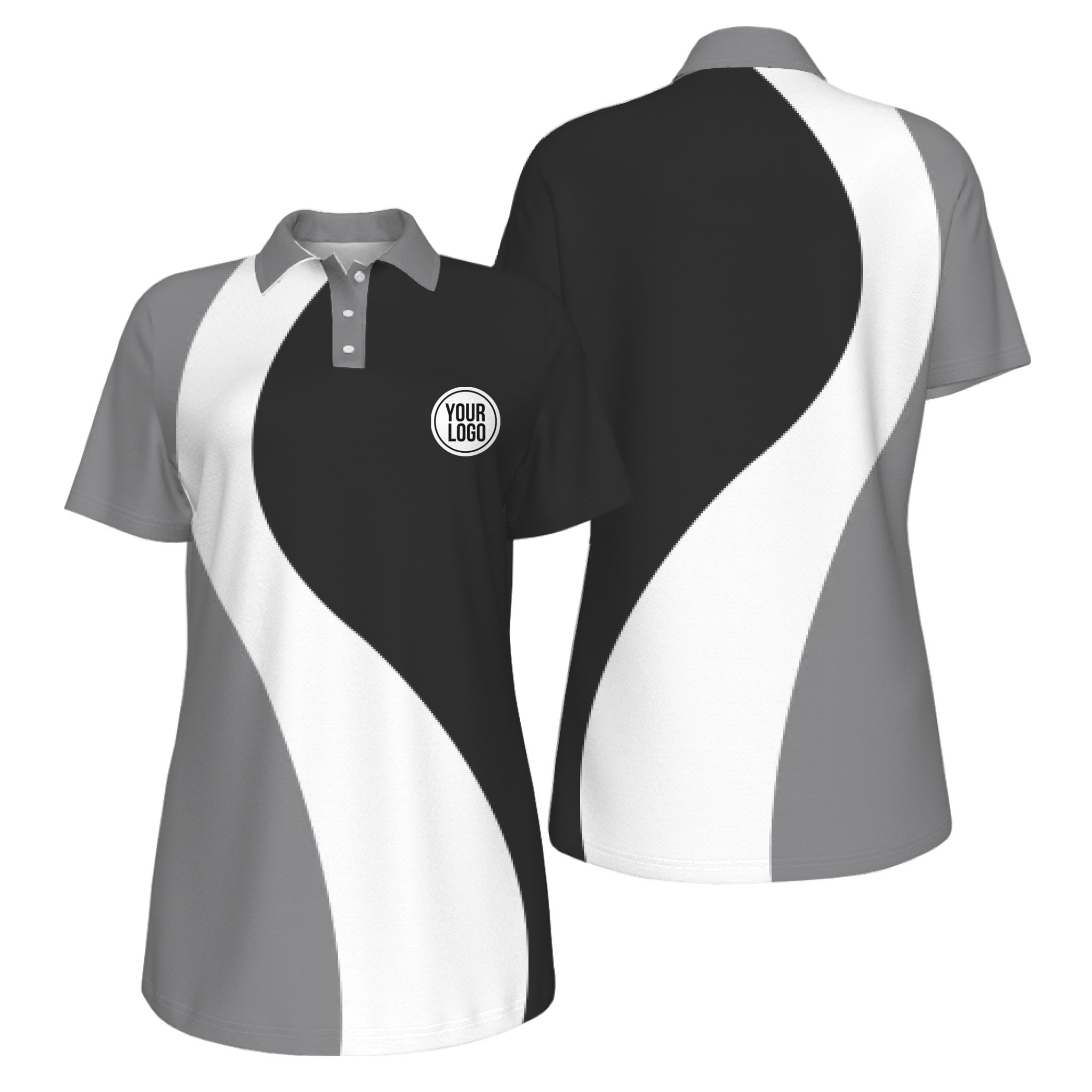 Picklewin Top Rated Custom Logo UV Protection Pickleball Polo Shirt Women 