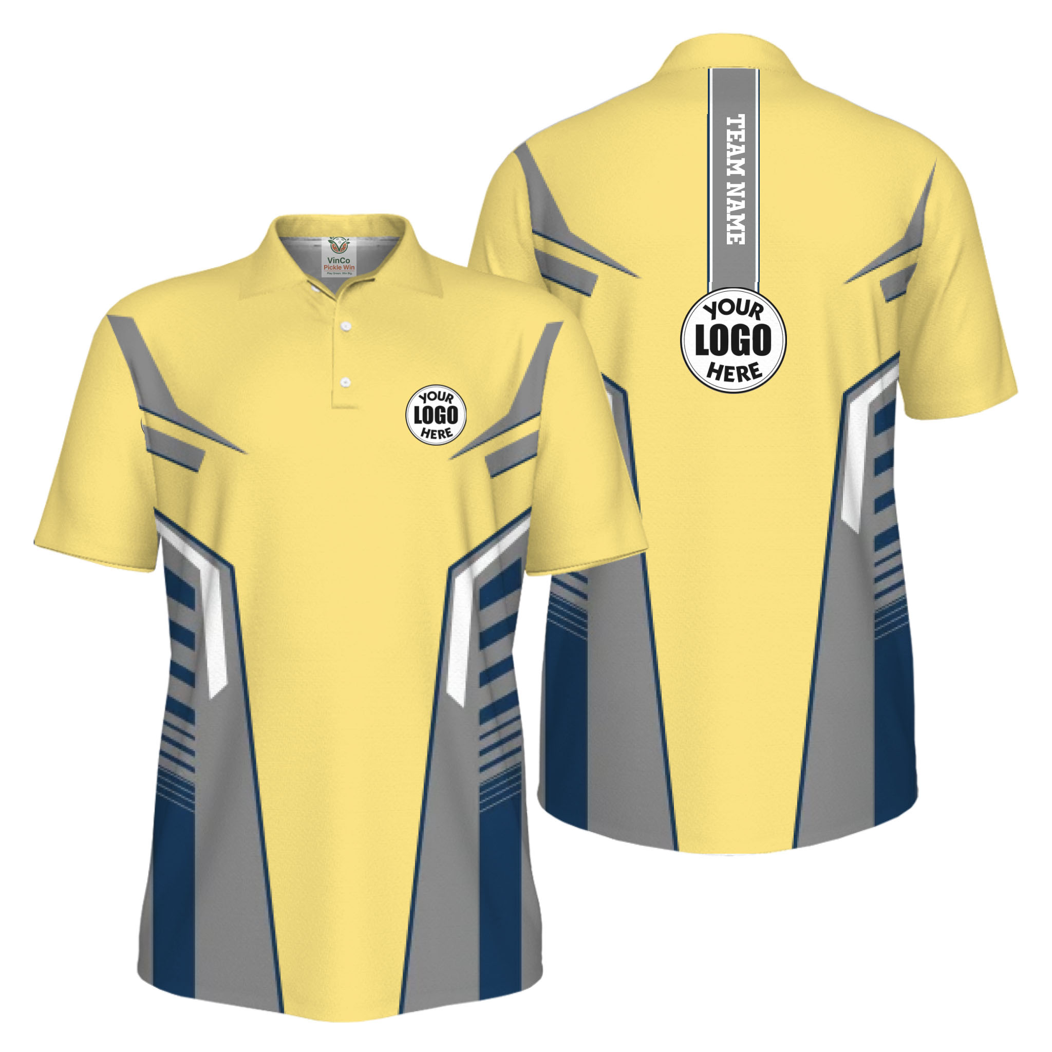 Picklewin Top Rated Custom Logo UV Protection Polo Men For Sport Team