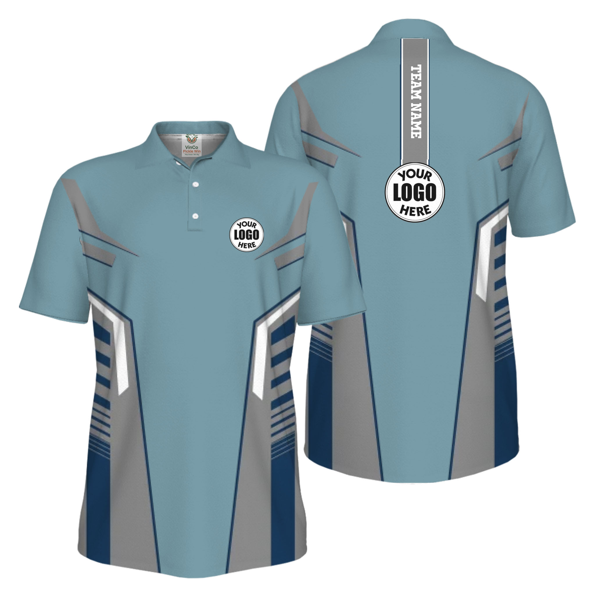 Picklewin Top Rated Custom Logo UV Protection Polo Men For Sport Team