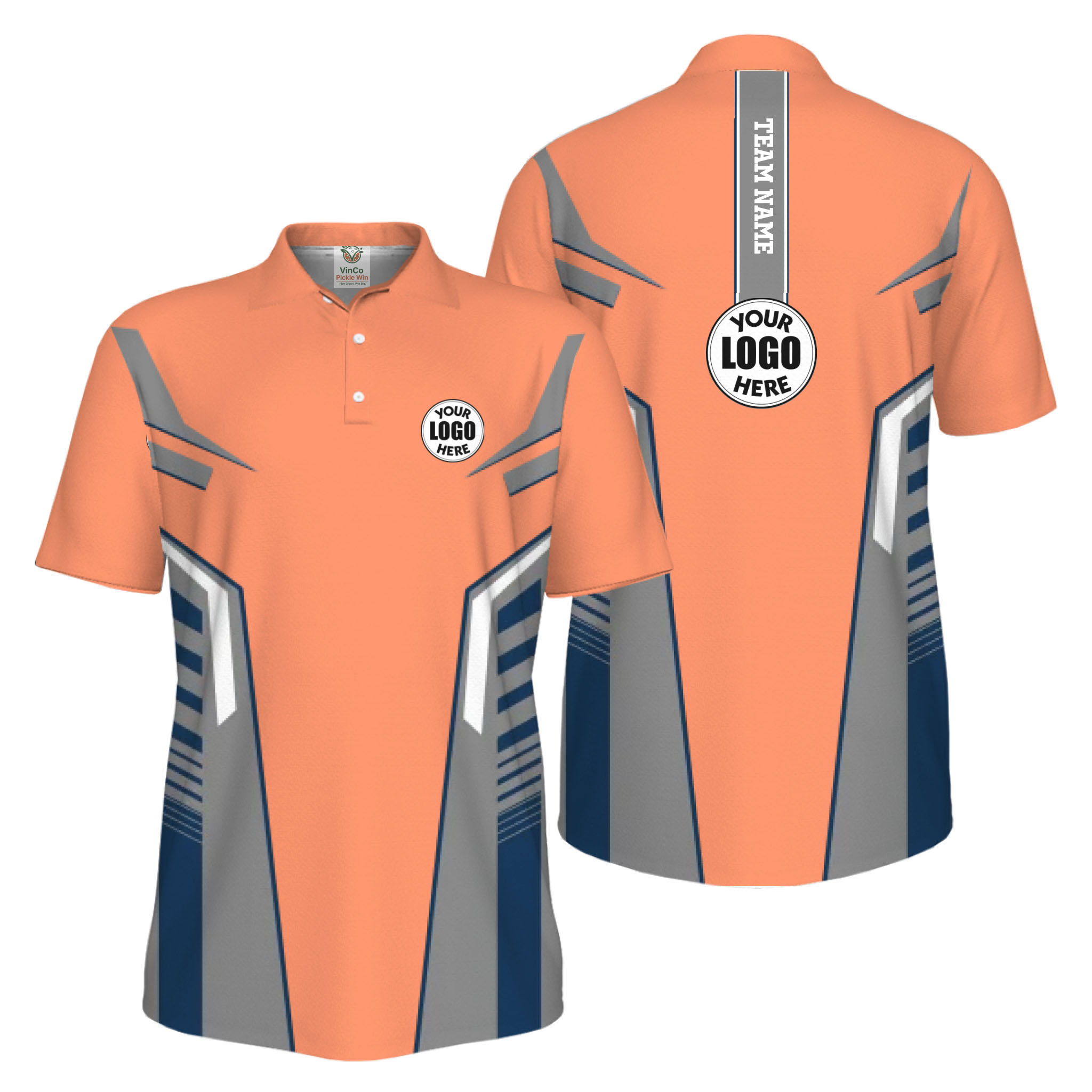 Picklewin Top Rated Custom Logo UV Protection Polo Men For Sport Team