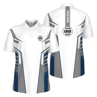 Picklewin Top Rated Custom Logo UV Protection Polo Men For Sport Team – alternate