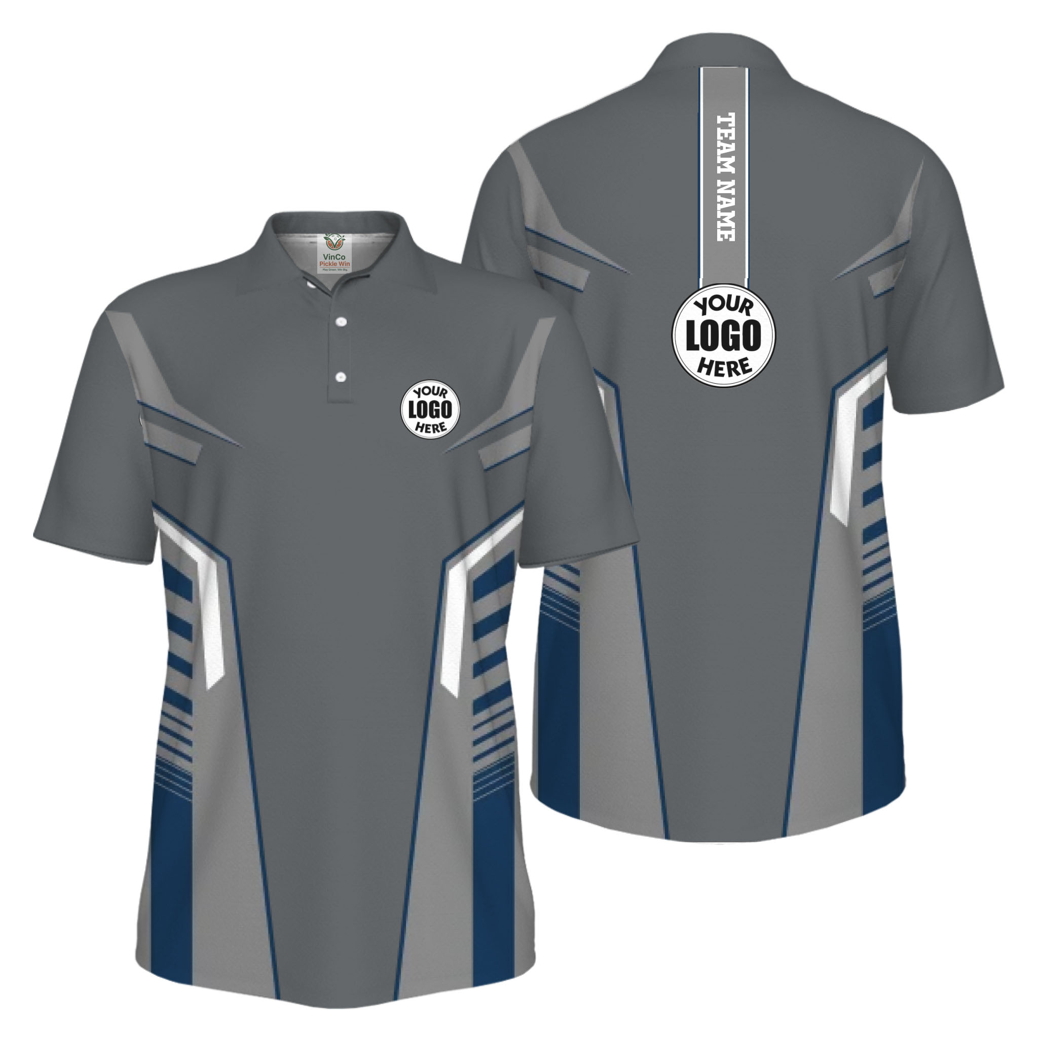 Picklewin Top Rated Custom Logo UV Protection Polo Men For Sport Team