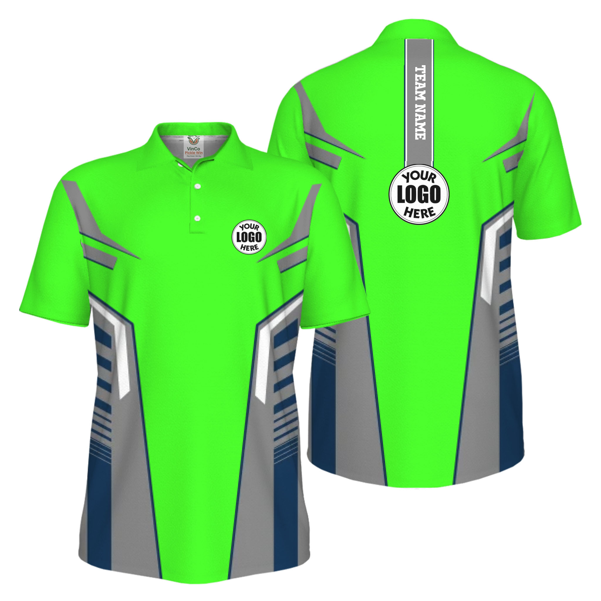 Picklewin Top Rated Custom Logo UV Protection Polo Men For Sport Team