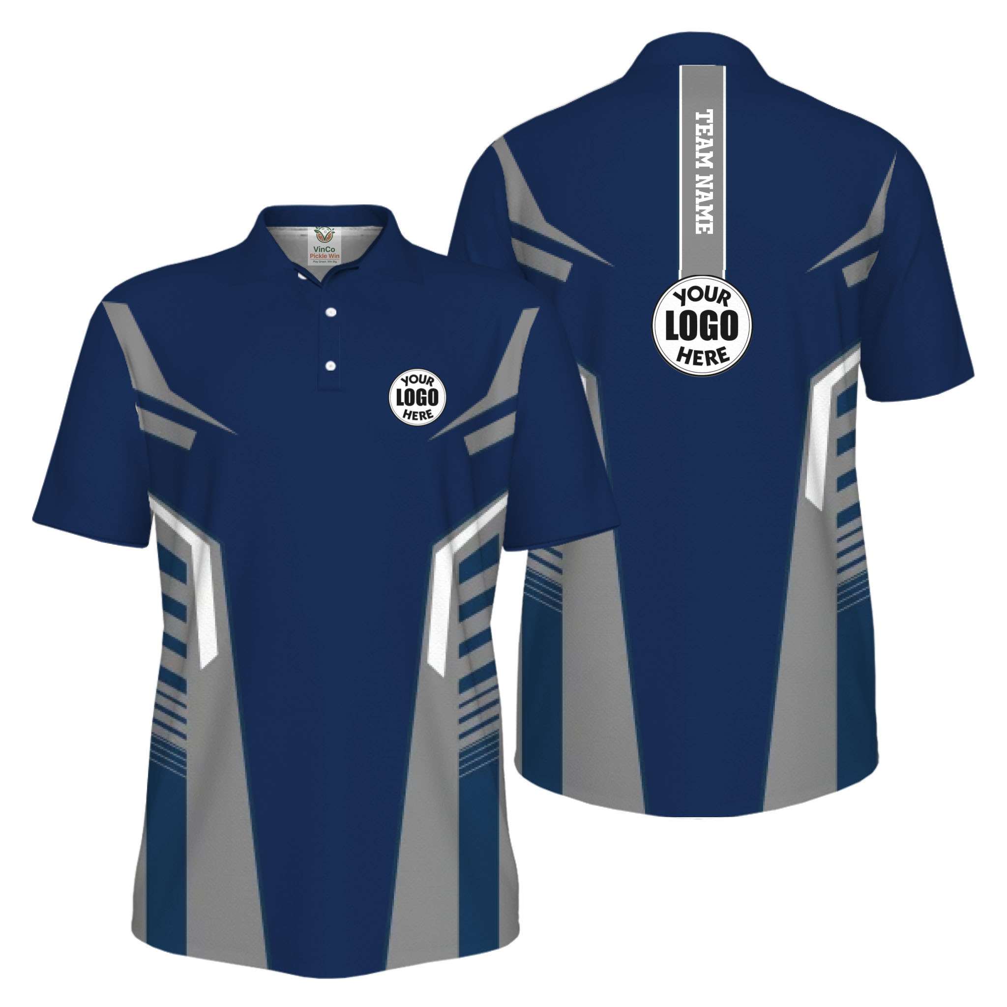 Picklewin Top Rated Custom Logo UV Protection Polo Men For Sport Team