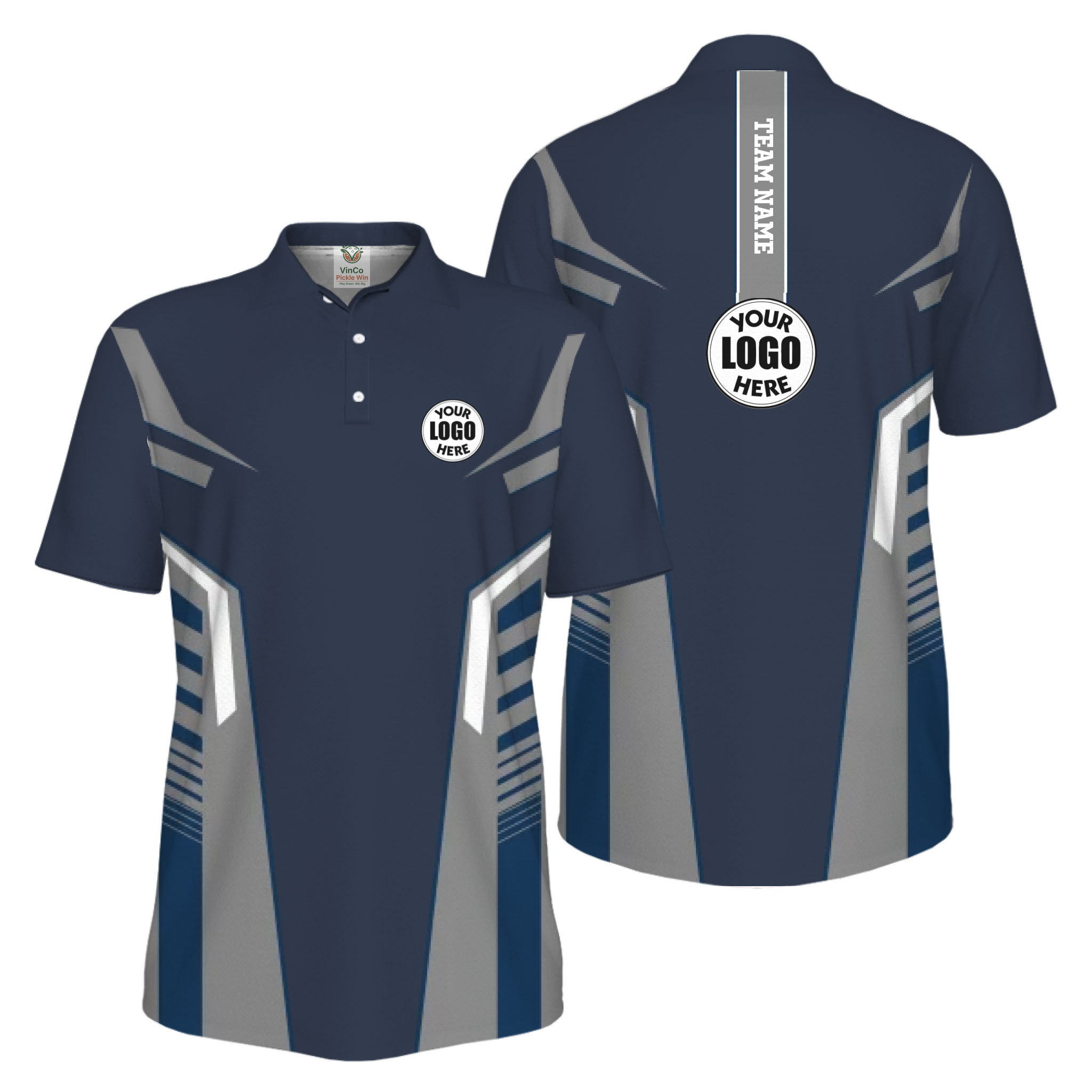 Picklewin Top Rated Custom Logo UV Protection Polo Men For Sport Team