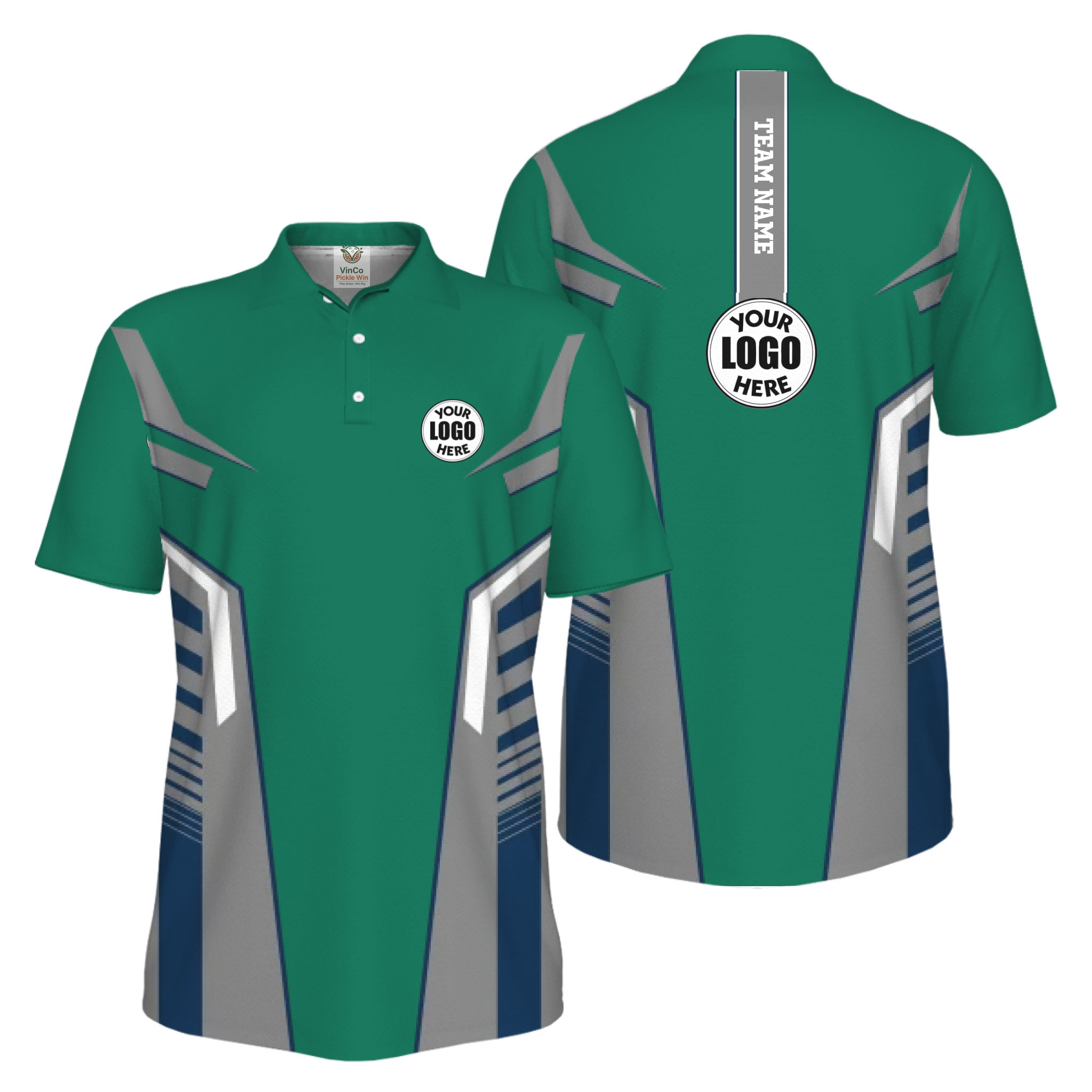 Picklewin Top Rated Custom Logo UV Protection Polo Men For Sport Team