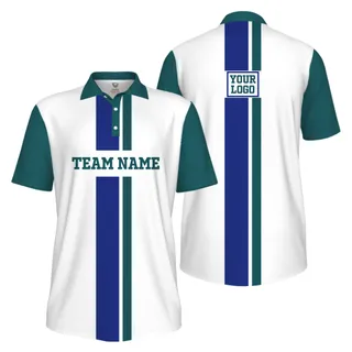 Picklewin Trendy Custom Logo Team Performance UV Protection Men Polo Shirt