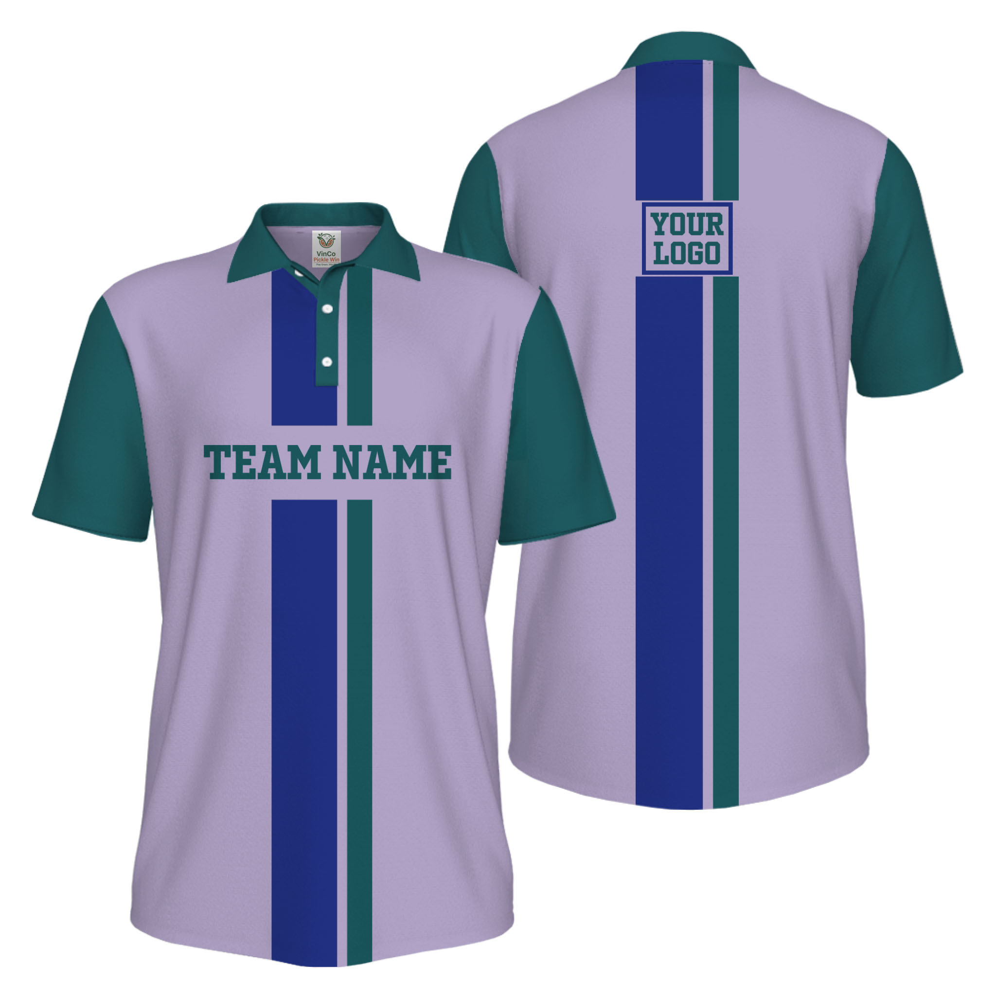 Picklewin Trendy Custom Logo Team Performance UV Protection Men Polo Shirt