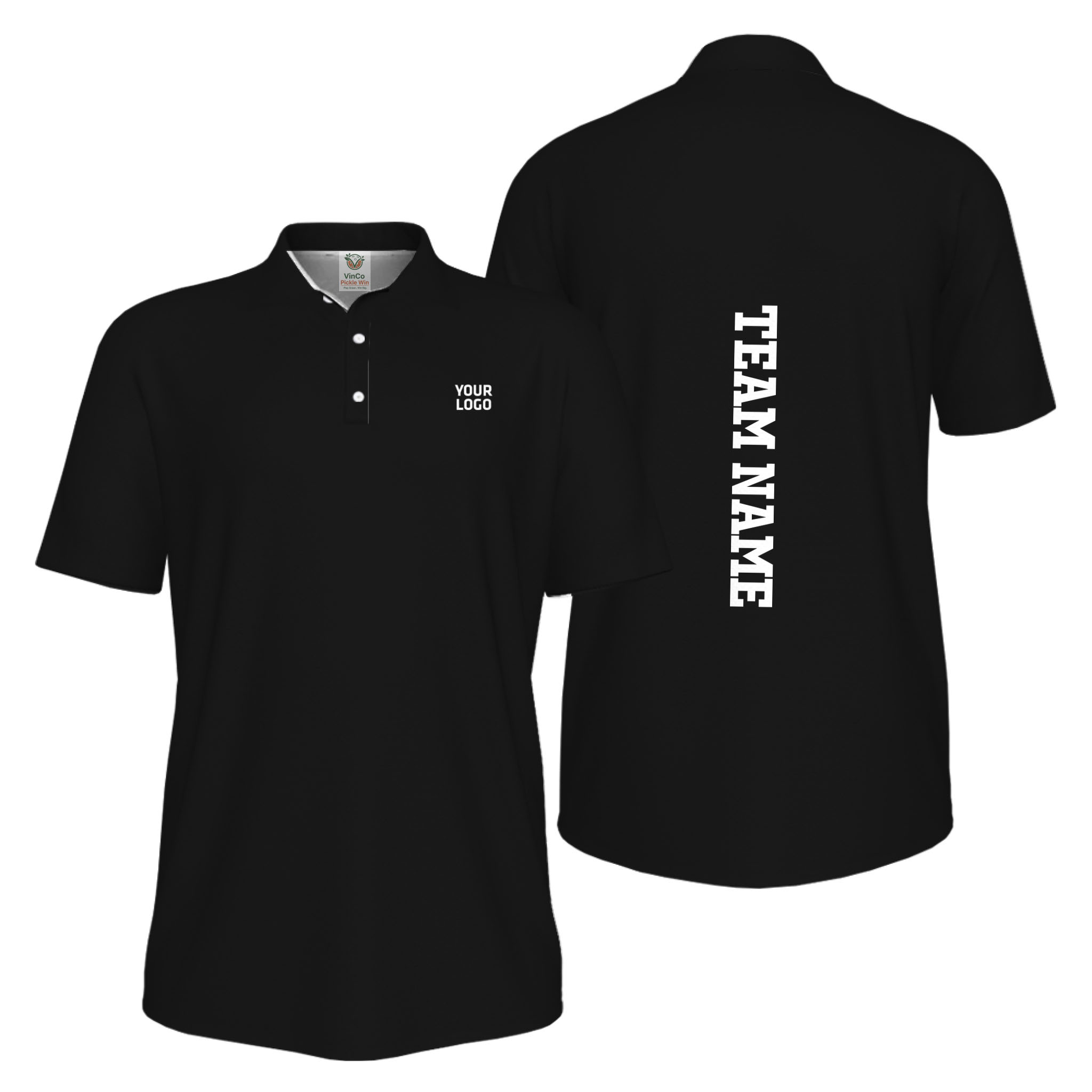Picklewin Trendy Custom Pickleball Team UV Protection Men Polo Shirt 