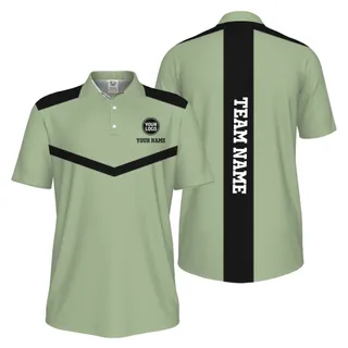 Picklewin Trendy Custom Pickleball Team UV Protection Men Polo Shirt  – alternate