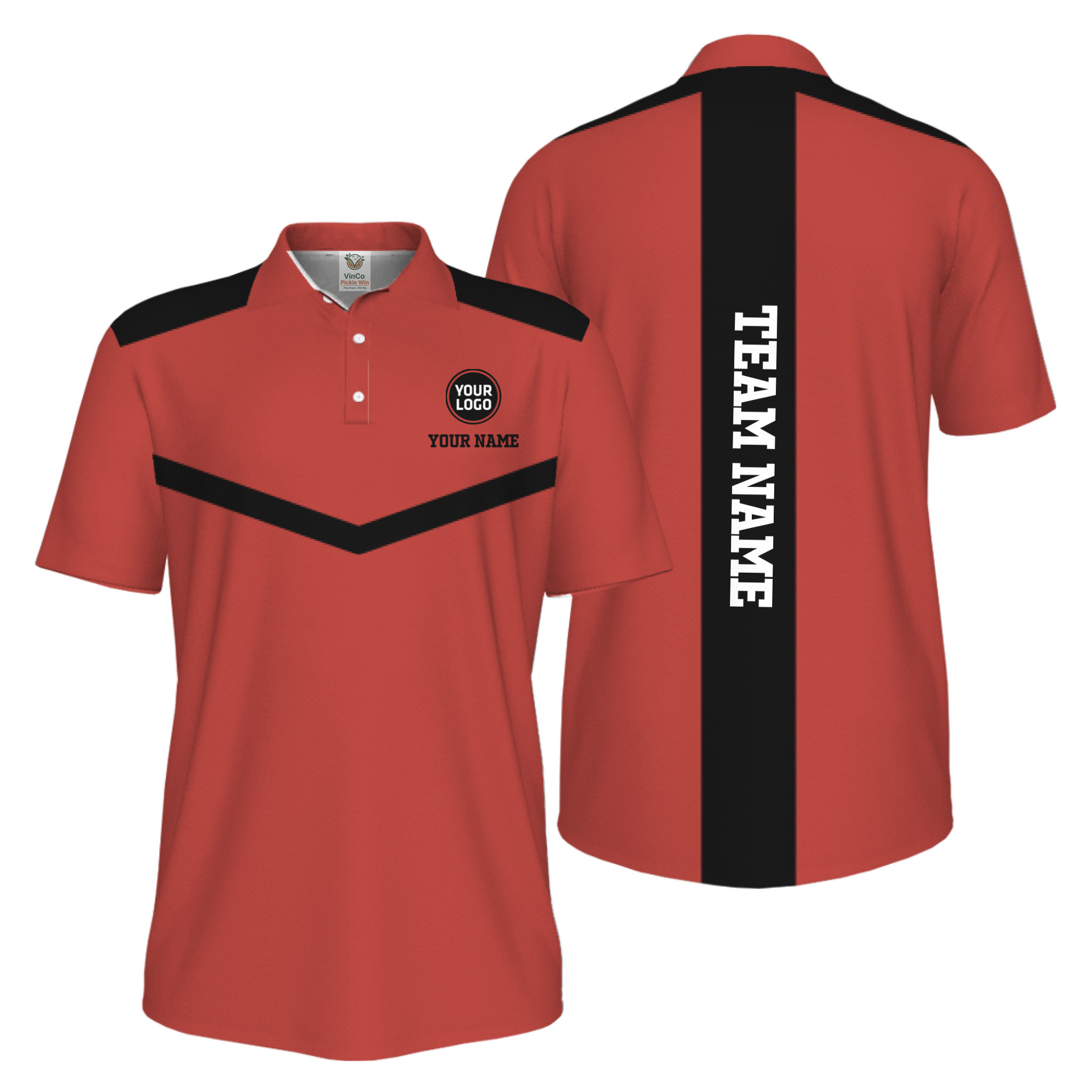 Picklewin Trendy Custom Pickleball Team UV Protection Men Polo Shirt 