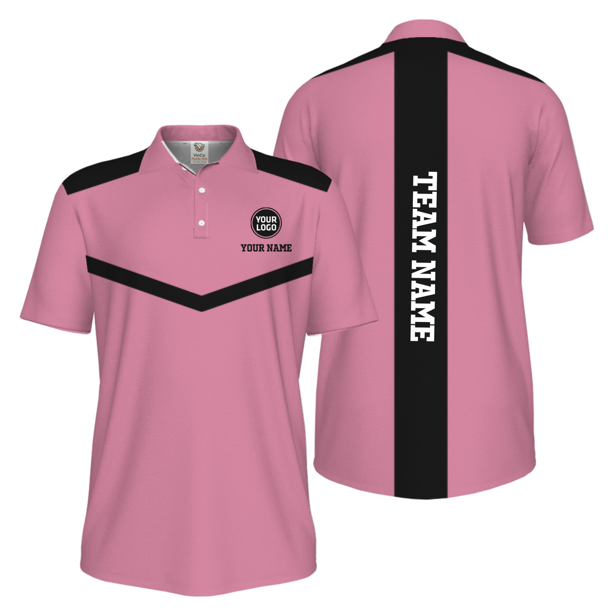 Picklewin Trendy Custom Pickleball Team UV Protection Men Polo Shirt 
