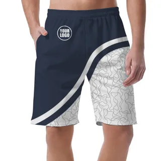 Picklewin Unique Abstract Men's Customized Short Pants