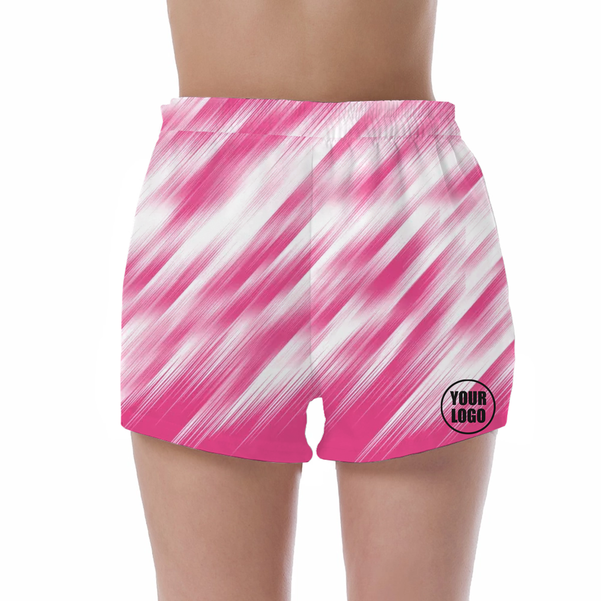 Picklewin Unique Brushstroke Women's Custom UV Protection Shorts