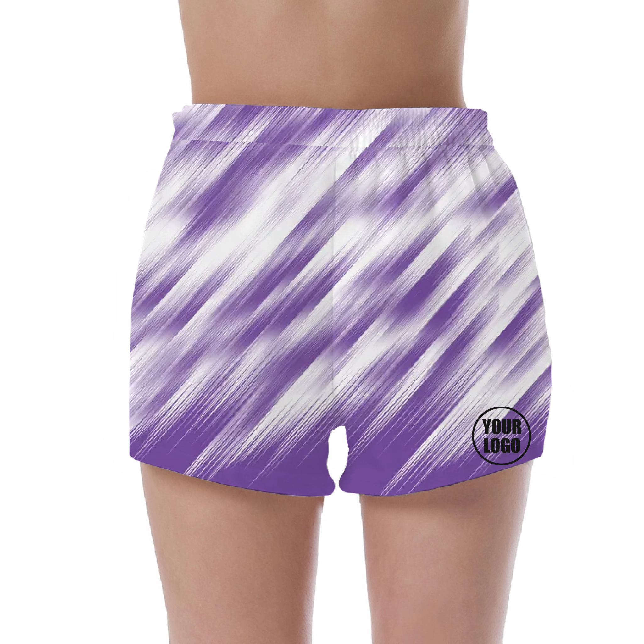 Picklewin Unique Brushstroke Women's Custom UV Protection Shorts