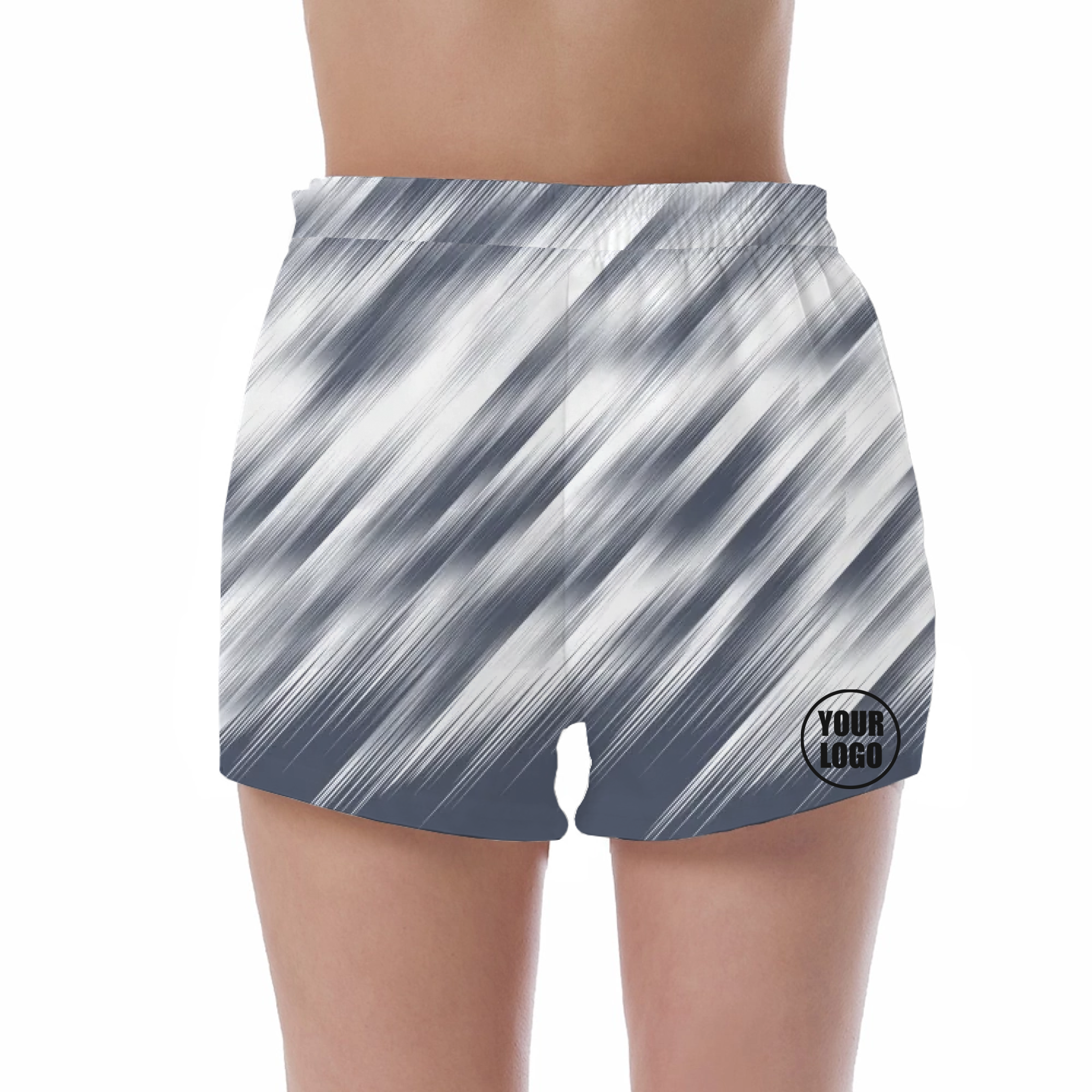 Picklewin Unique Brushstroke Women's Custom UV Protection Shorts