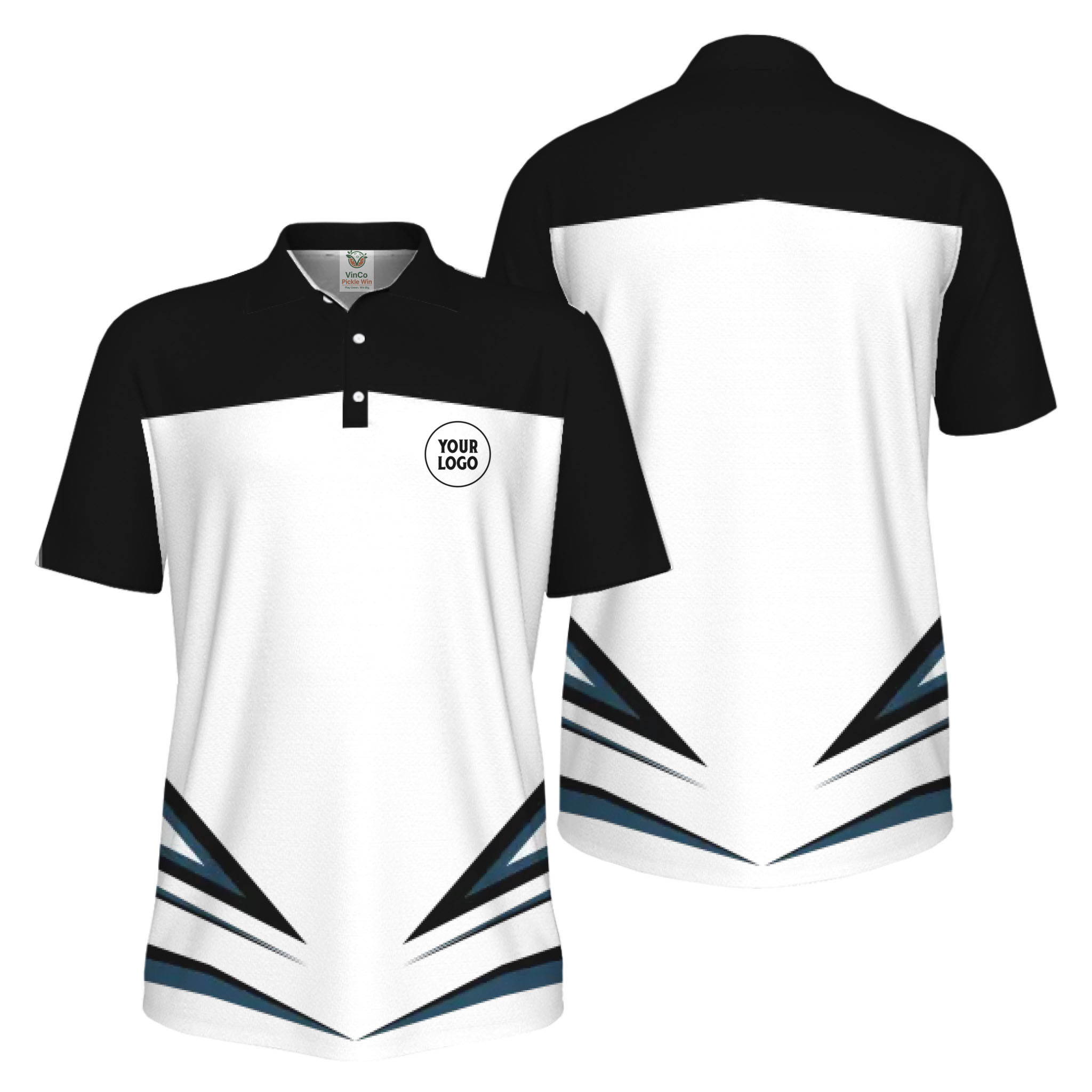 Picklewin Unique Custom Logo For Sport Team UV Protection Men Polo Shirts Bulk Price