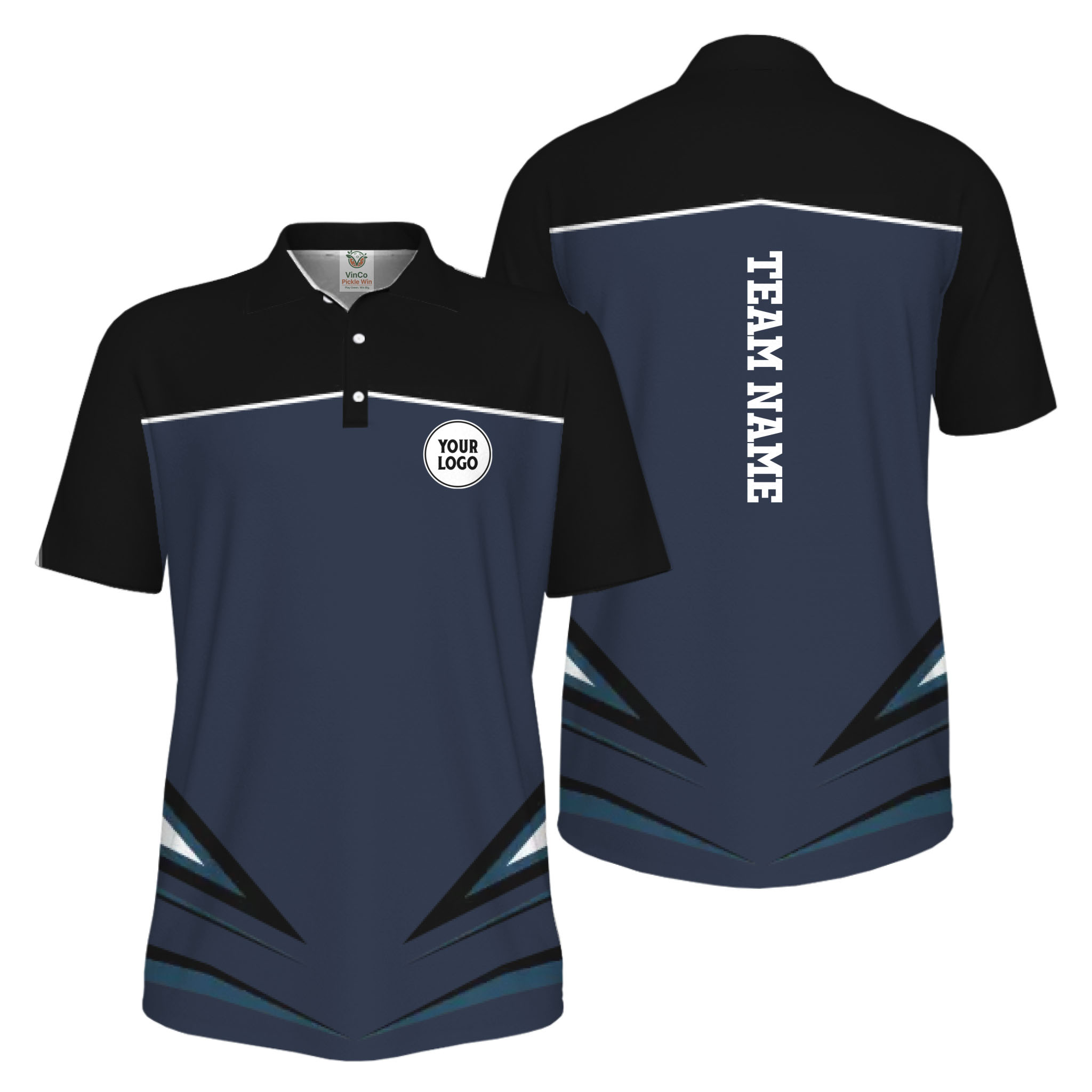 Picklewin Unique Custom Logo For Sport Team UV Protection Men Polo Shirts Bulk Price