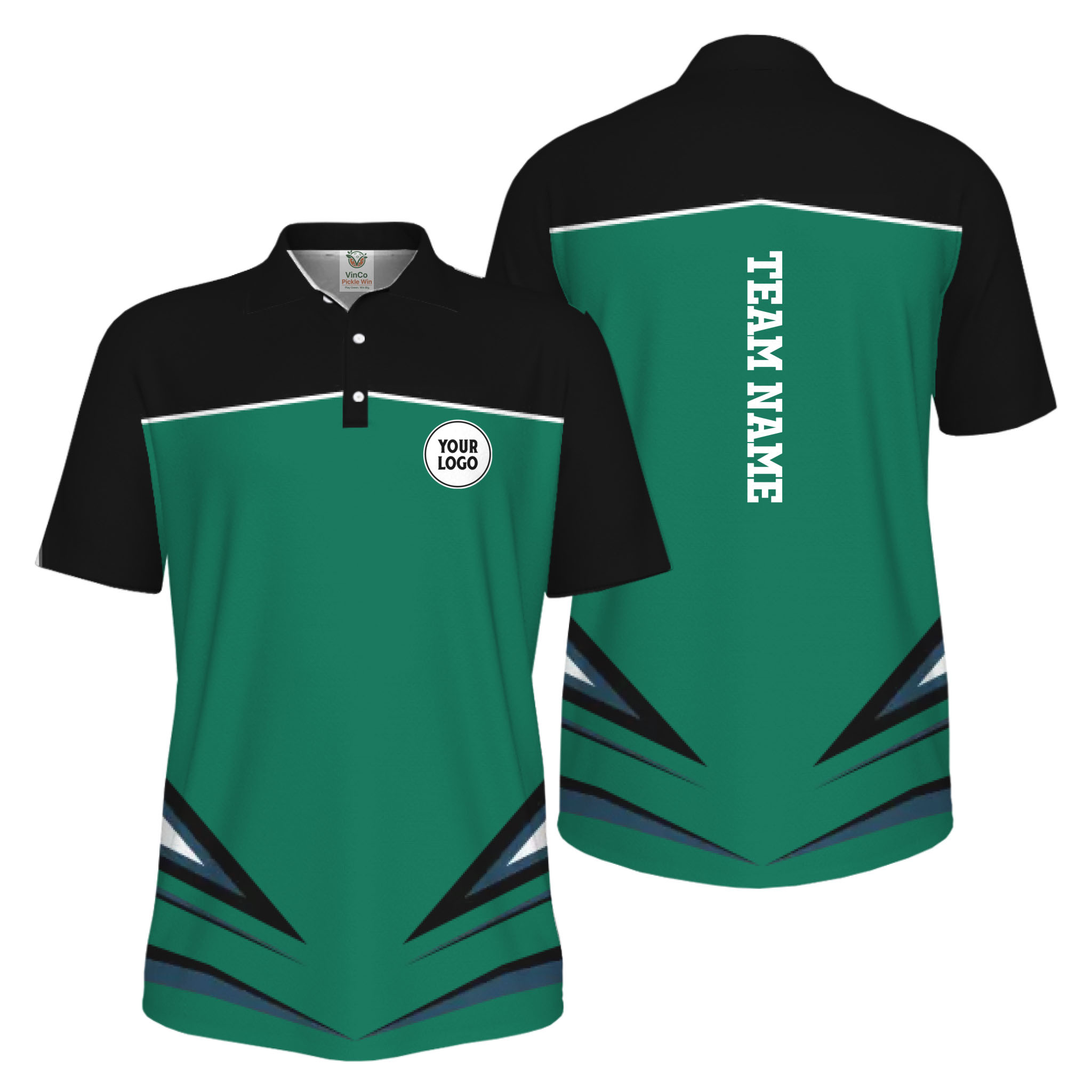 Picklewin Unique Custom Logo For Sport Team UV Protection Men Polo Shirts Bulk Price