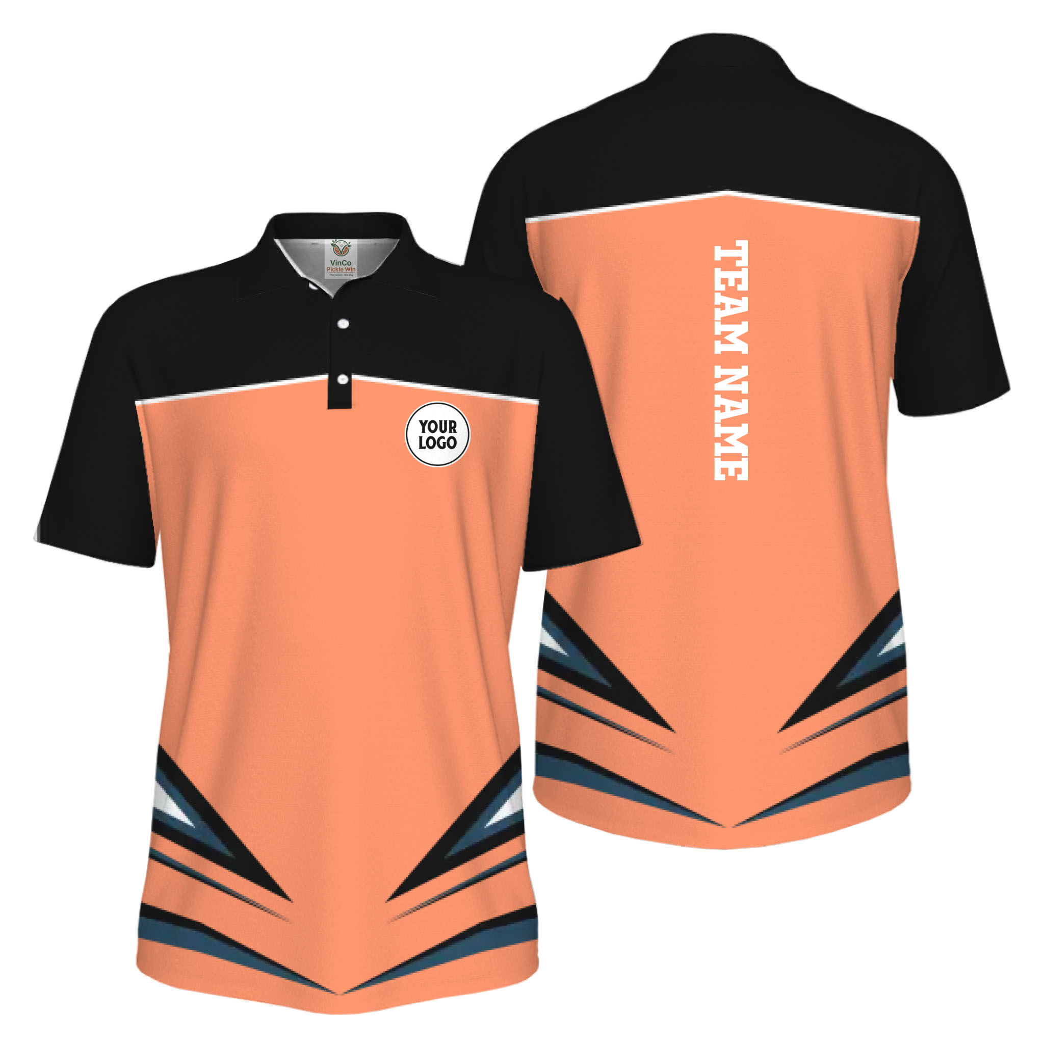 Picklewin Unique Custom Logo For Sport Team UV Protection Men Polo Shirts Bulk Price