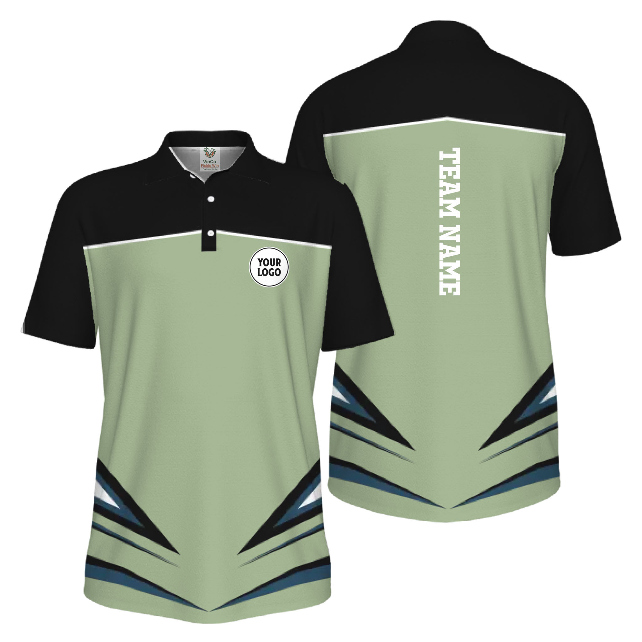 Picklewin Unique Custom Logo For Sport Team UV Protection Men Polo Shirts Bulk Price