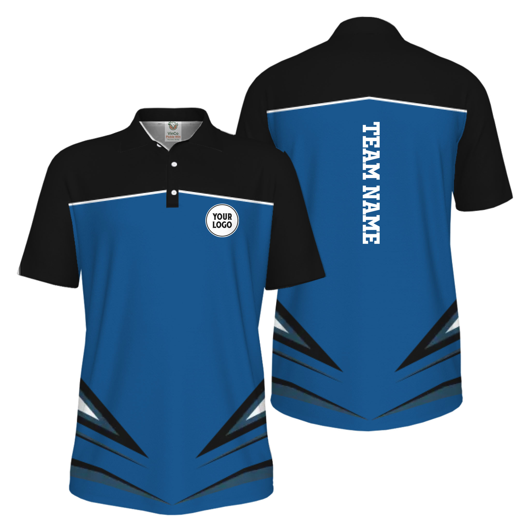Picklewin Unique Custom Logo For Sport Team UV Protection Men Polo Shirts Bulk Price