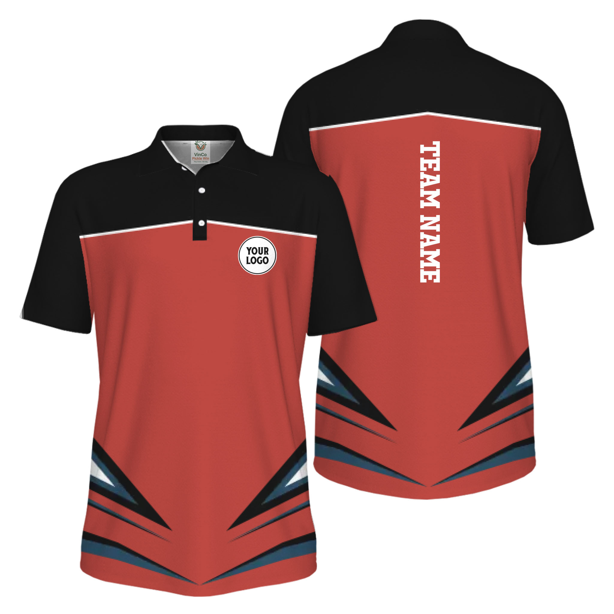 Picklewin Unique Custom Logo For Sport Team UV Protection Men Polo Shirts Bulk Price