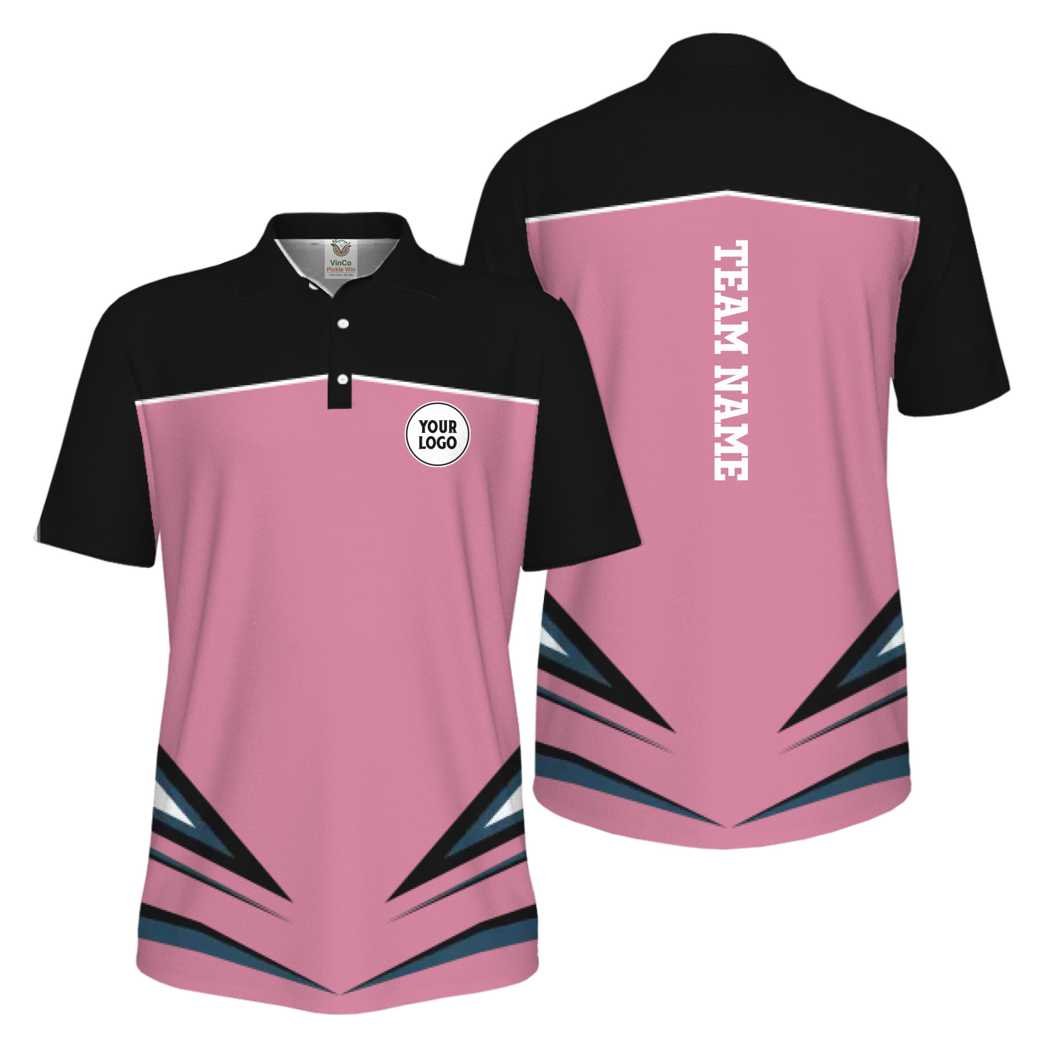 Picklewin Unique Custom Logo For Sport Team UV Protection Men Polo Shirts Bulk Price