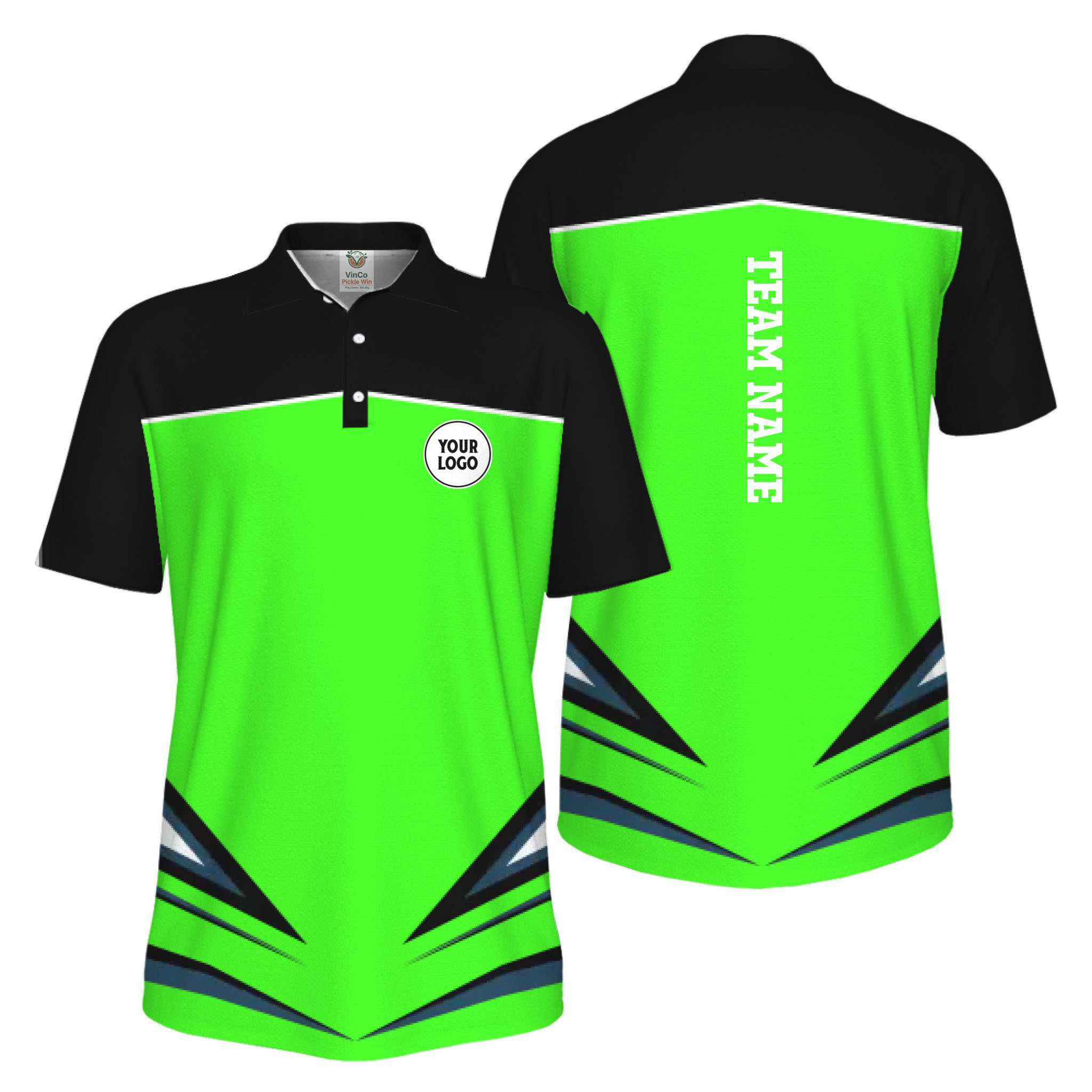 Picklewin Unique Custom Logo For Sport Team UV Protection Men Polo Shirts Bulk Price