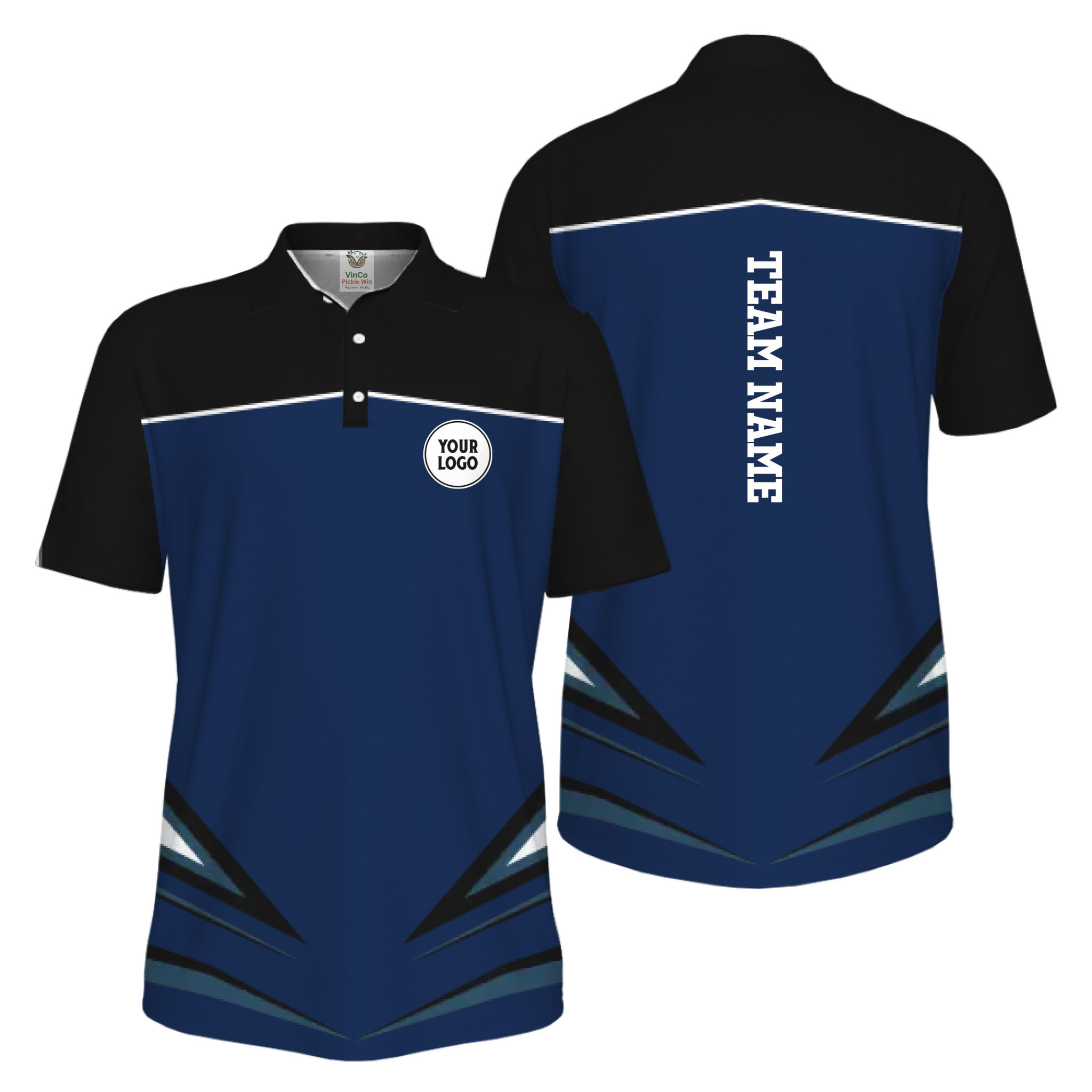 Picklewin Unique Custom Logo For Sport Team UV Protection Men Polo Shirts Bulk Price
