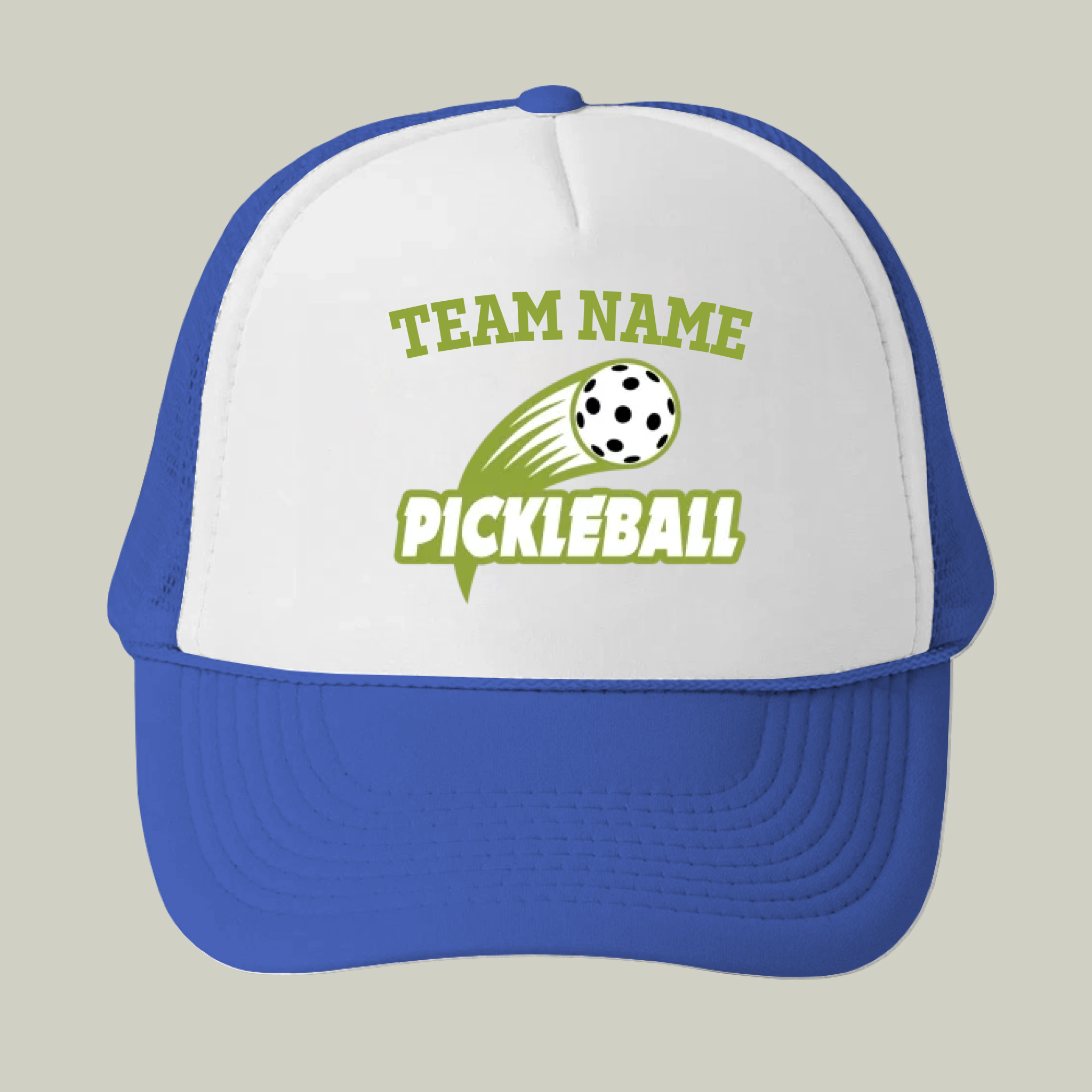 Picklewin Unique Custom Team Name Men's Trucker Cap For Pickleball