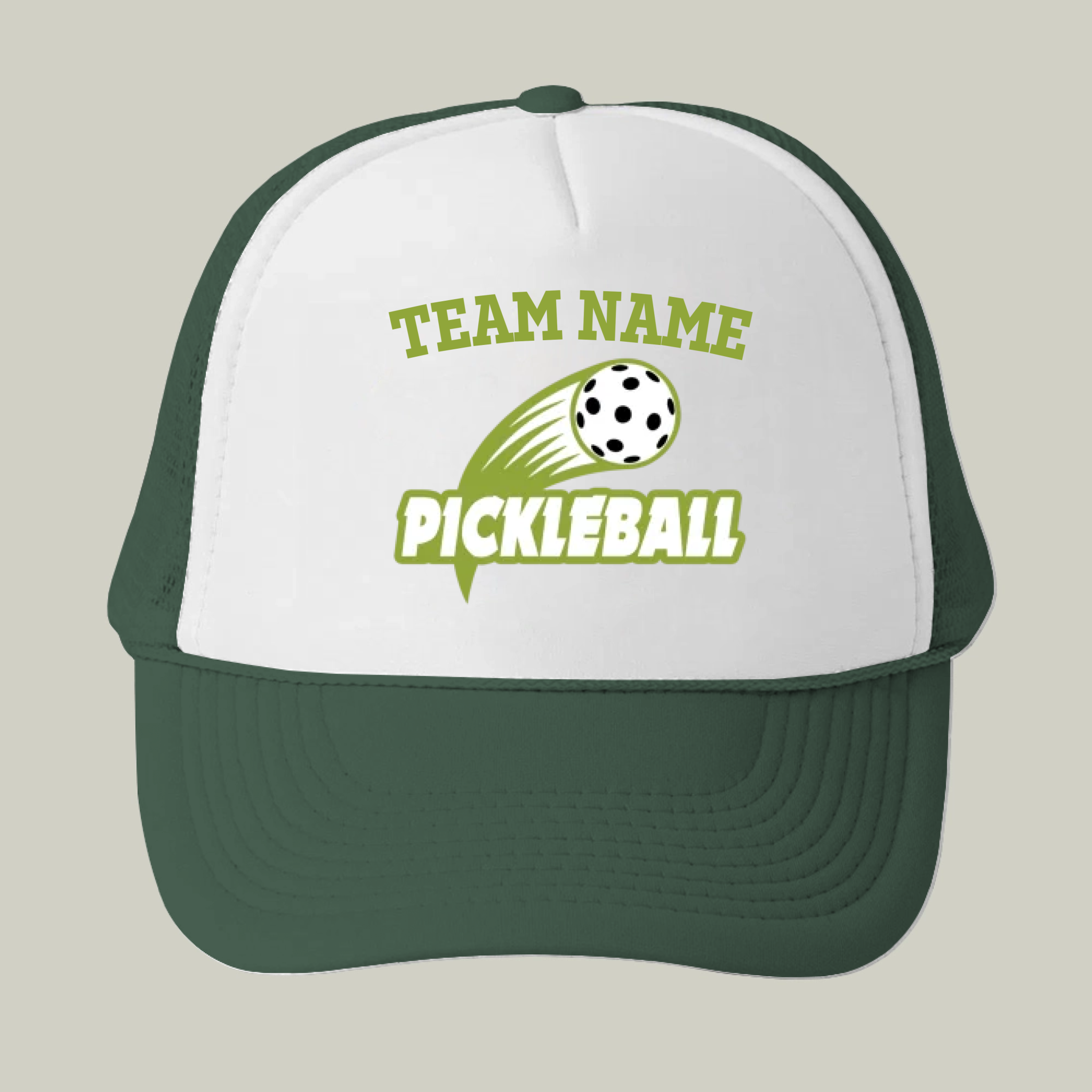 Picklewin Unique Custom Team Name Men's Trucker Cap For Pickleball