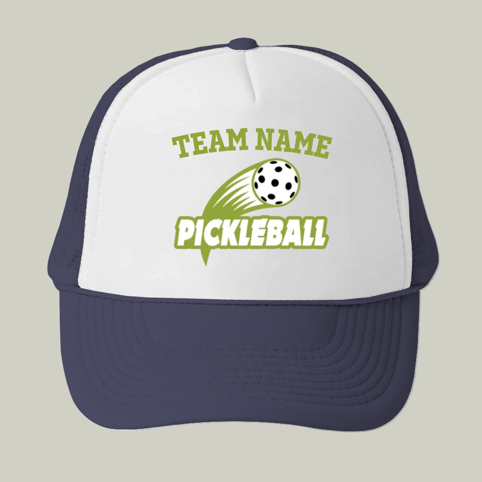 Picklewin Unique Custom Team Name Men's Trucker Cap For Pickleball