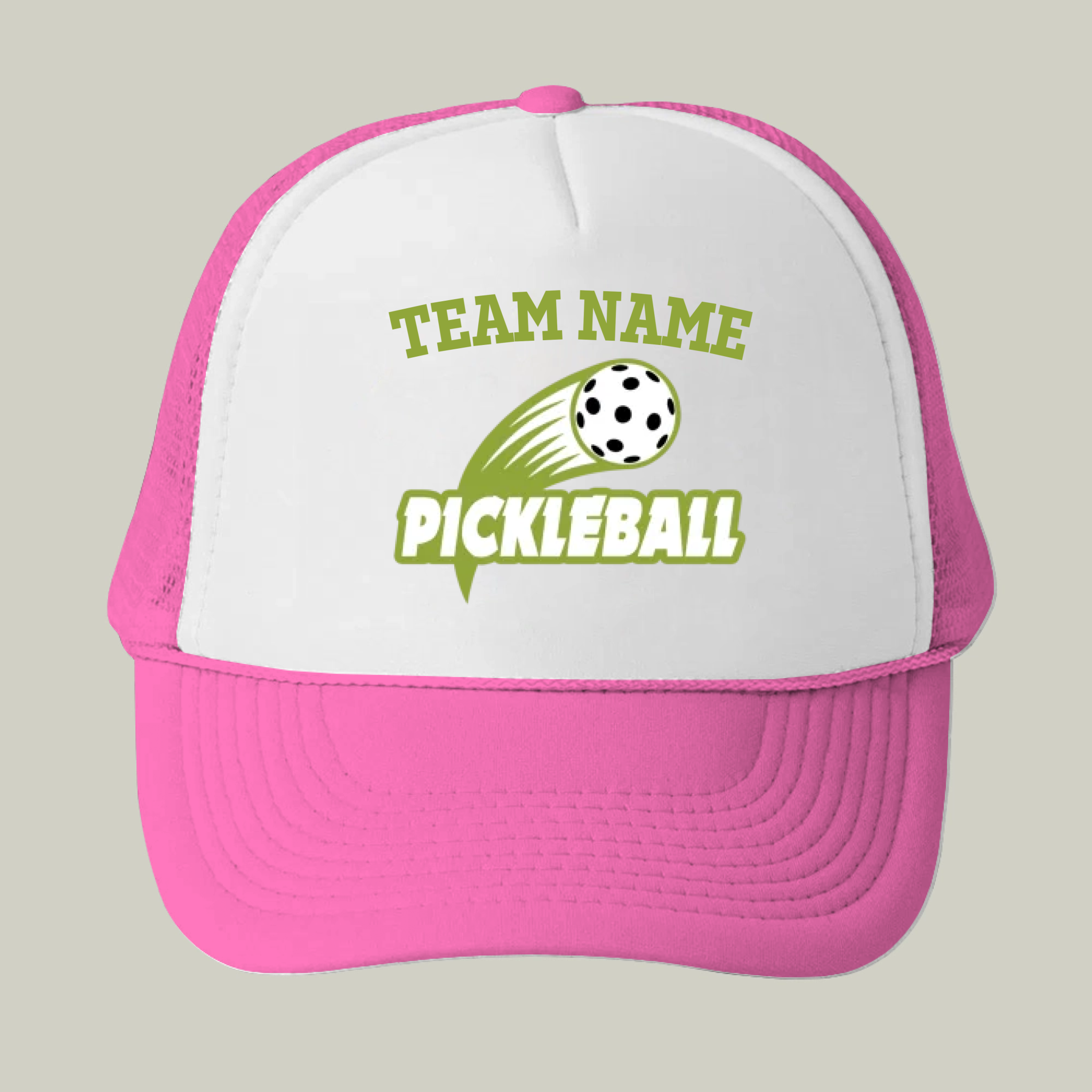 Picklewin Unique Custom Team Name Men's Trucker Cap For Pickleball