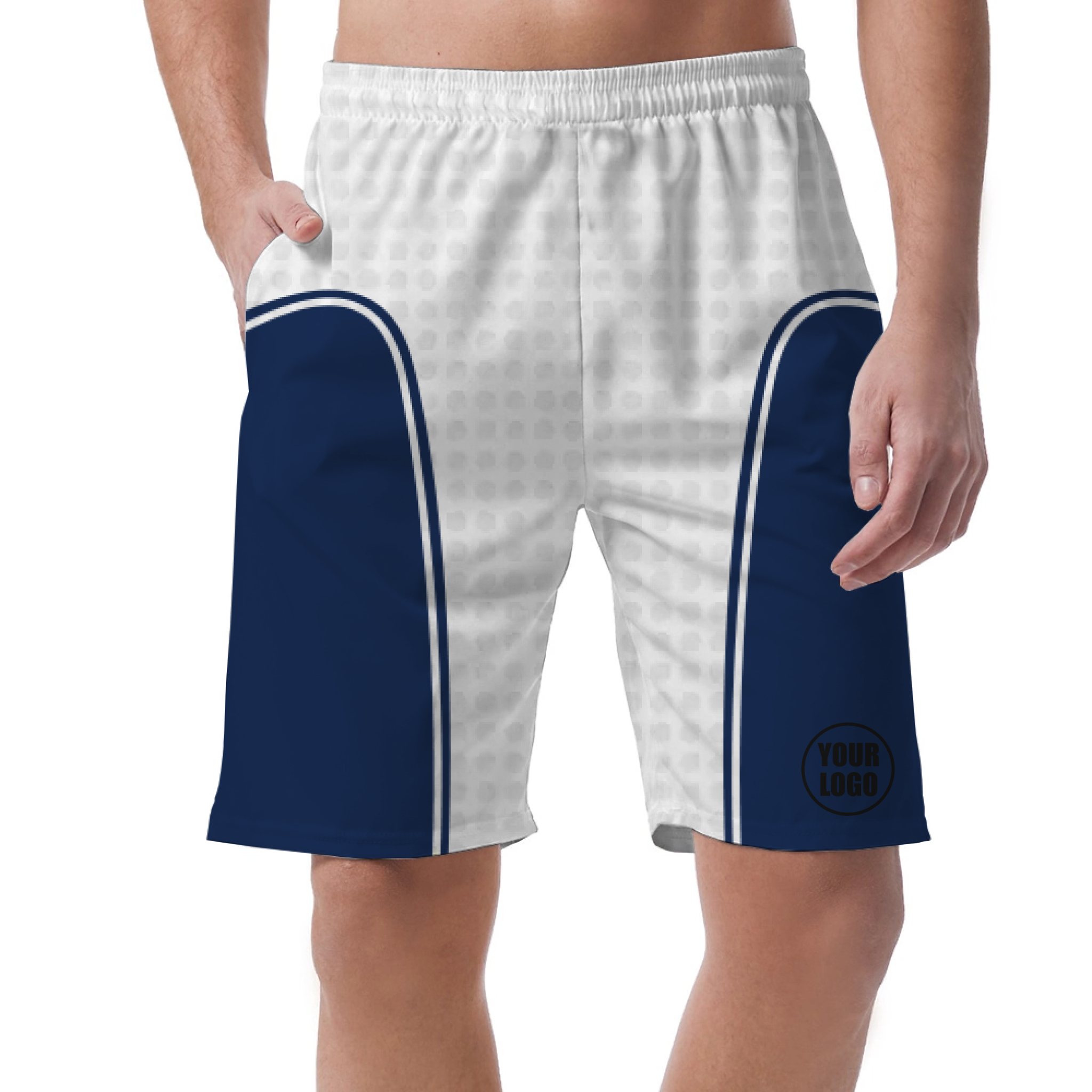 Picklewin Unique Men's Custom Short Pants With Side Panels