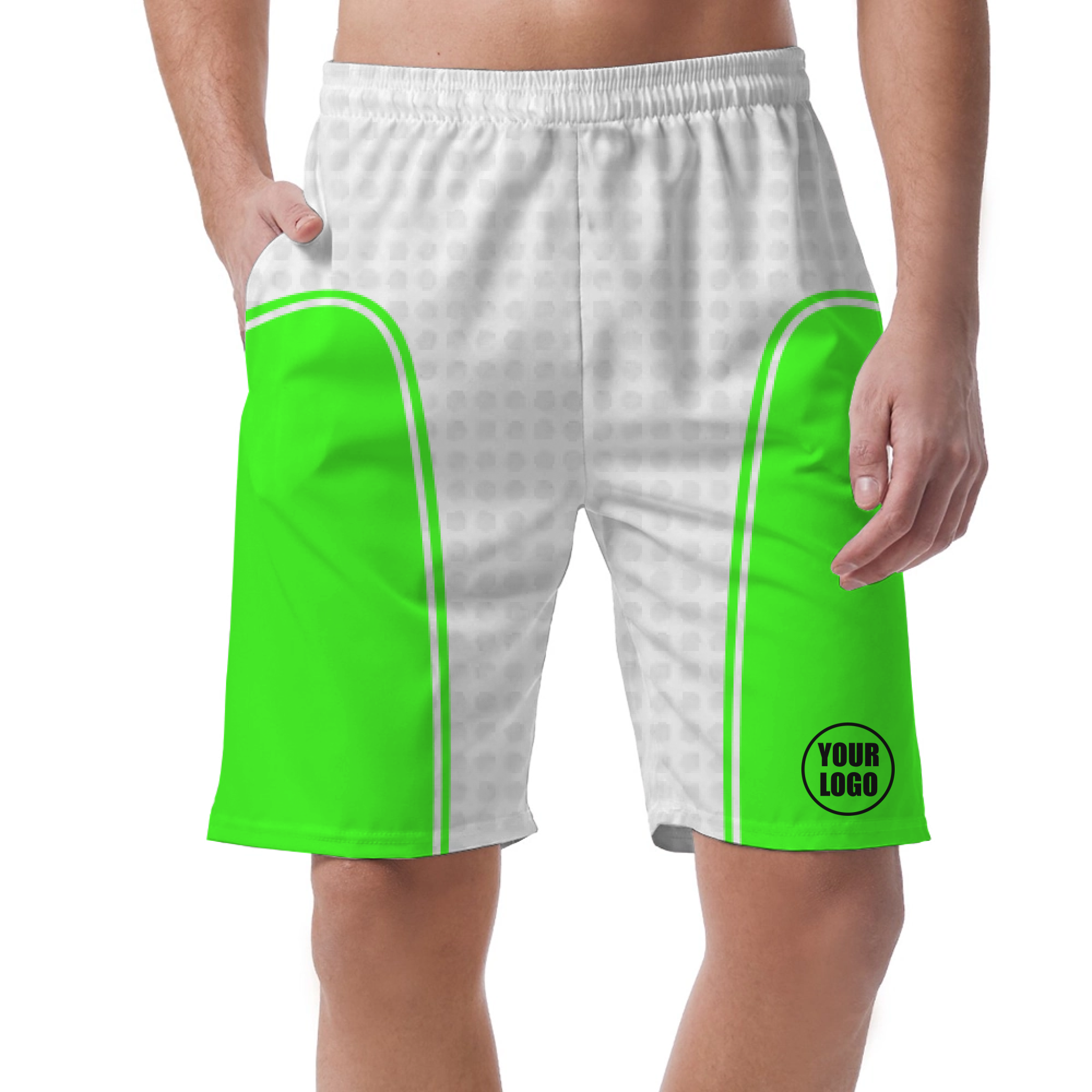 Picklewin Unique Men's Custom Short Pants With Side Panels