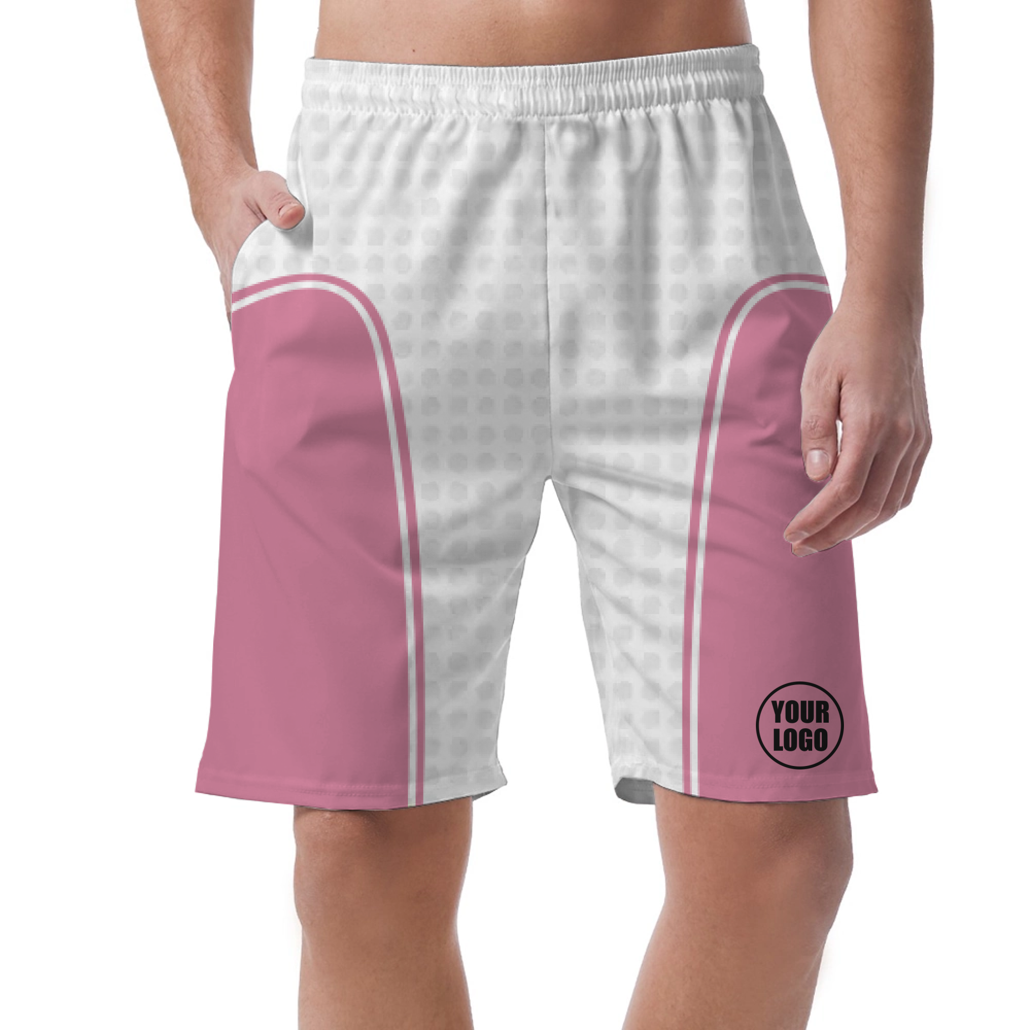 Picklewin Unique Men's Custom Short Pants With Side Panels