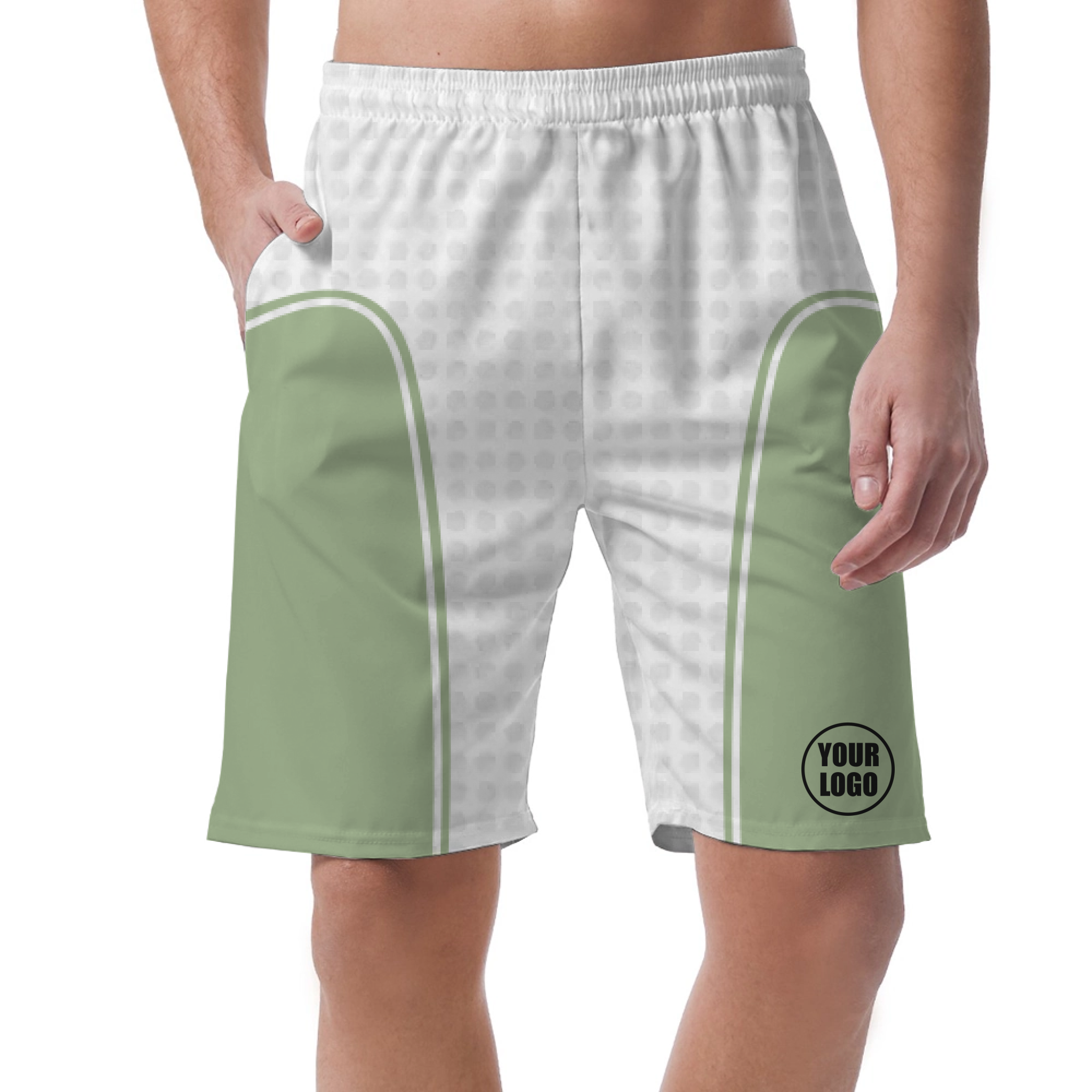 Picklewin Unique Men's Custom Short Pants With Side Panels