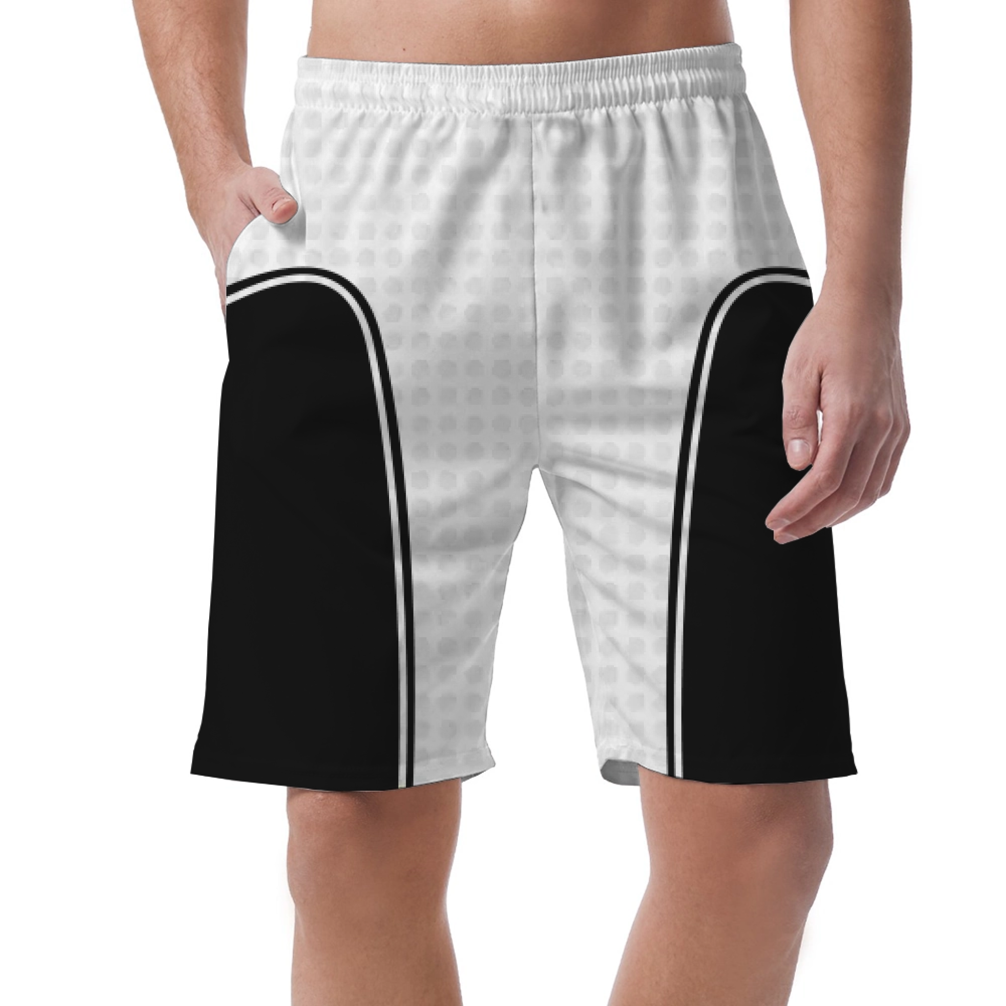 Picklewin Unique Men's Custom Short Pants With Side Panels