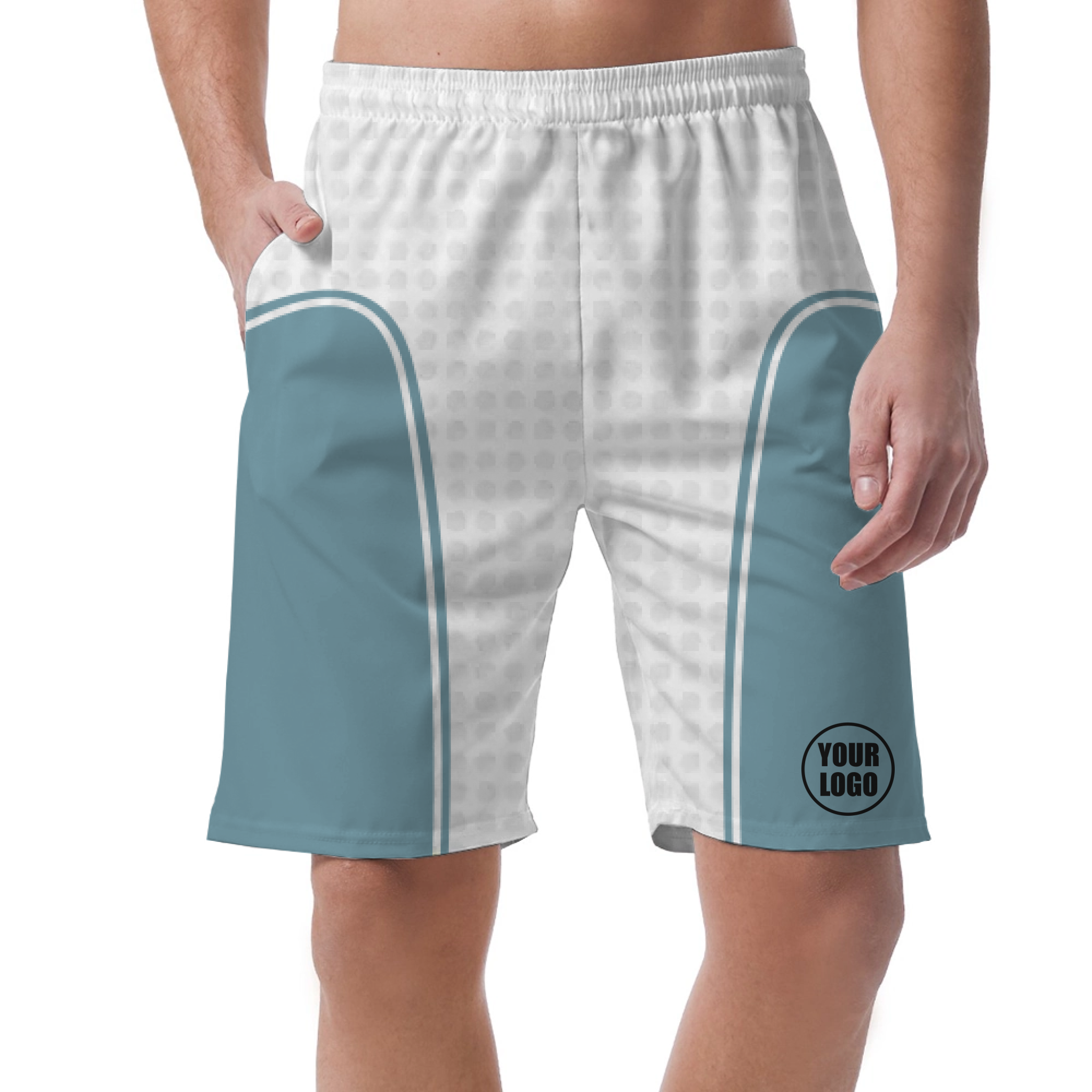Picklewin Unique Men's Custom Short Pants With Side Panels