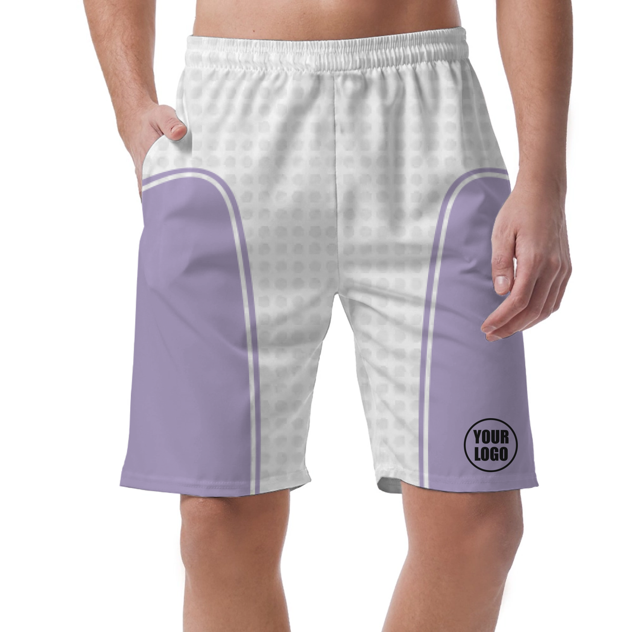 Picklewin Unique Men's Custom Short Pants With Side Panels