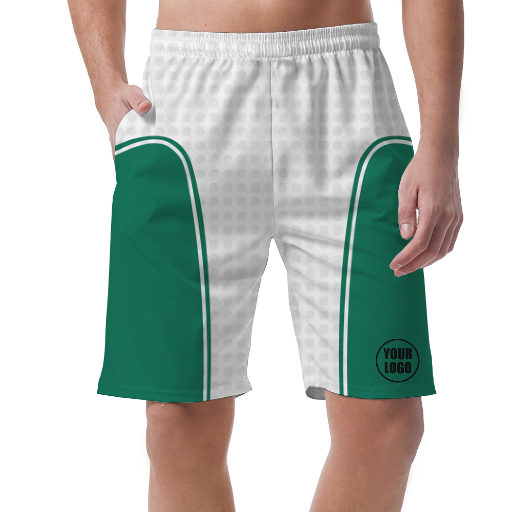 Picklewin Unique Men's Custom Short Pants With Side Panels