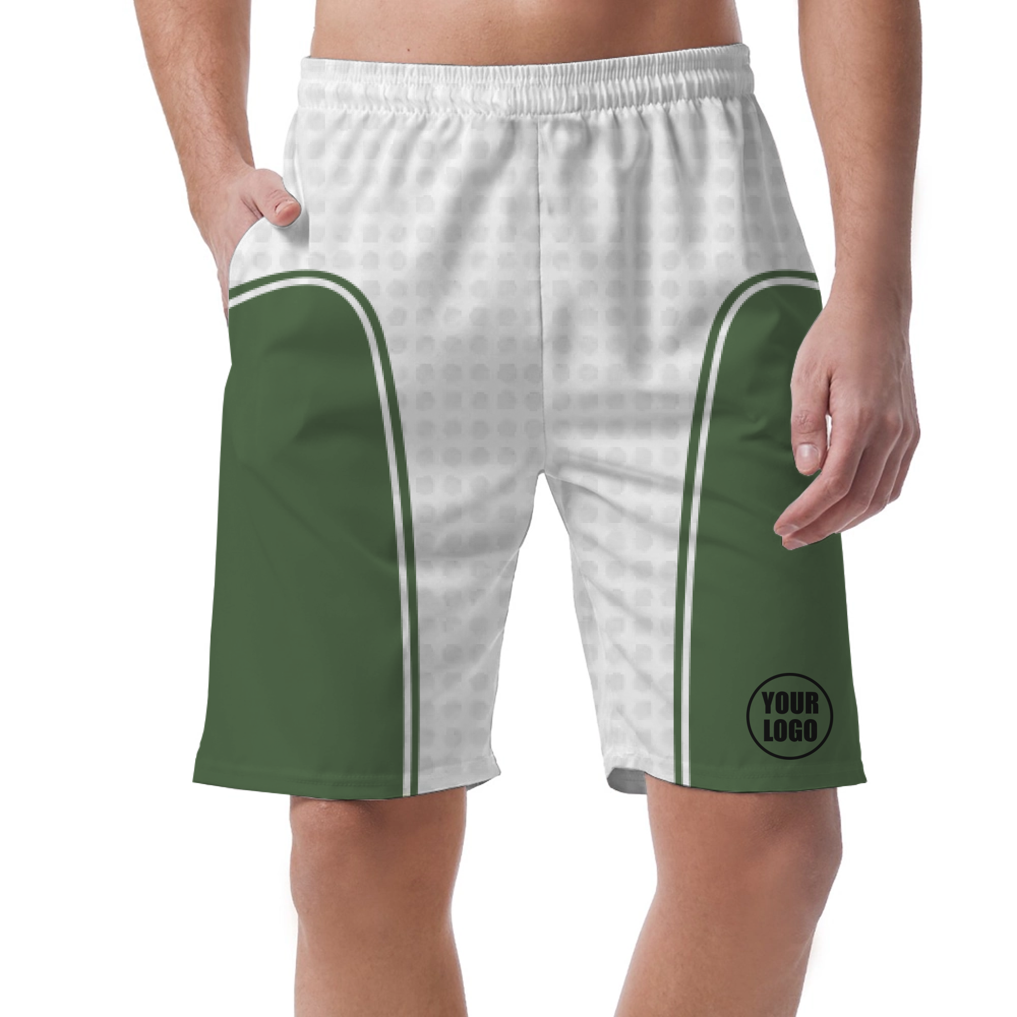Picklewin Unique Men's Custom Short Pants With Side Panels