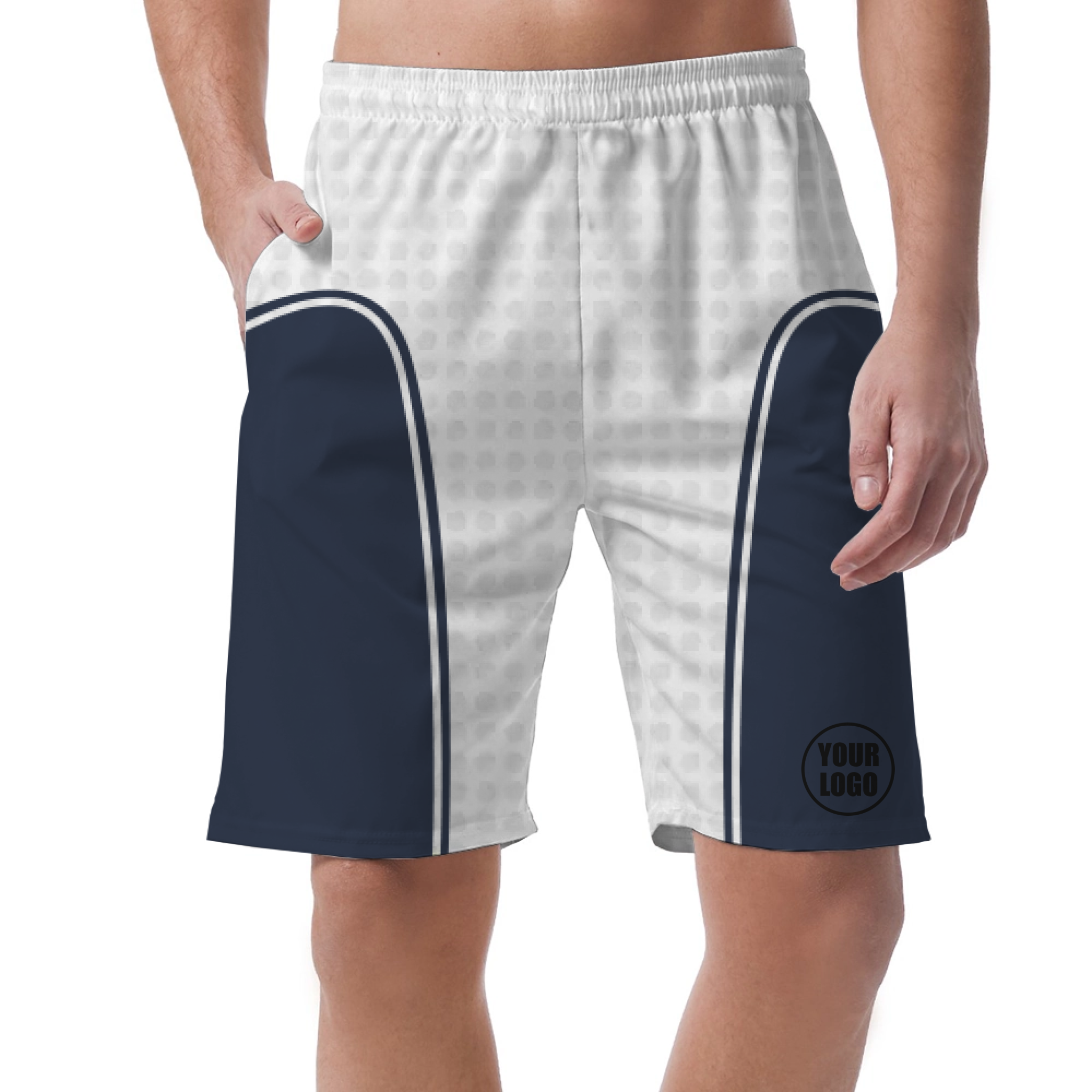 Picklewin Unique Men's Custom Short Pants With Side Panels