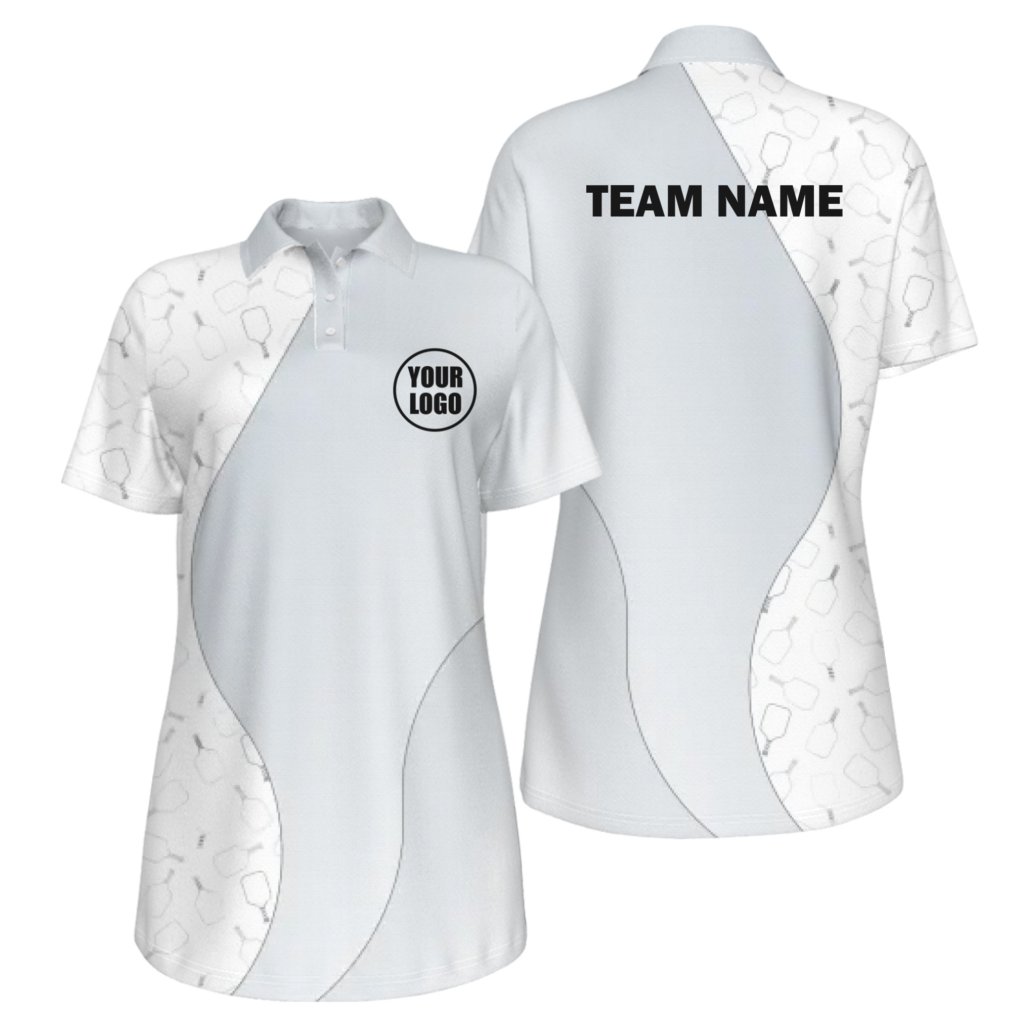 Picklewin Unique Monochrome Women's UV Protection Polo