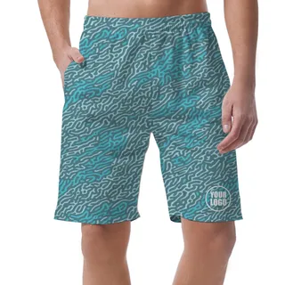 Picklewin Unique Pattern Men's Custom Short Pants – alternate