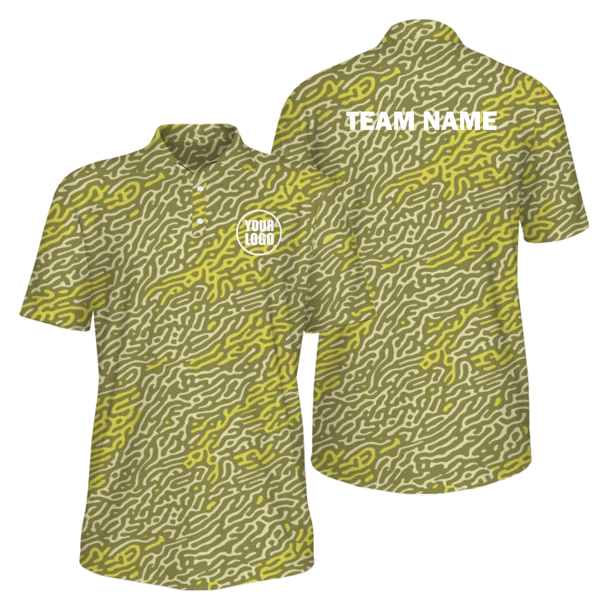 Picklewin Unique Pattern UV Protection Polo Shirt For Men