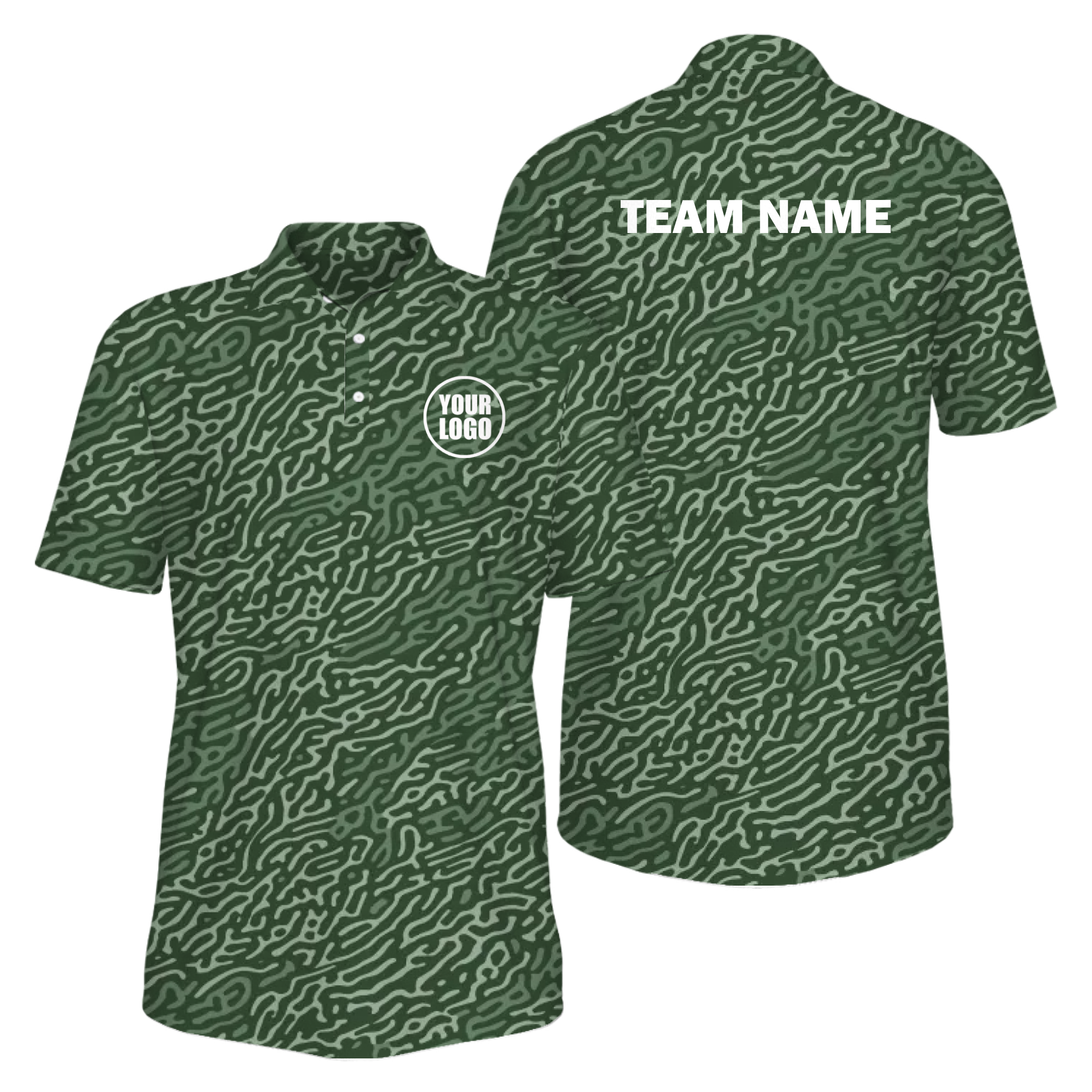 Picklewin Unique Pattern UV Protection Polo Shirt For Men